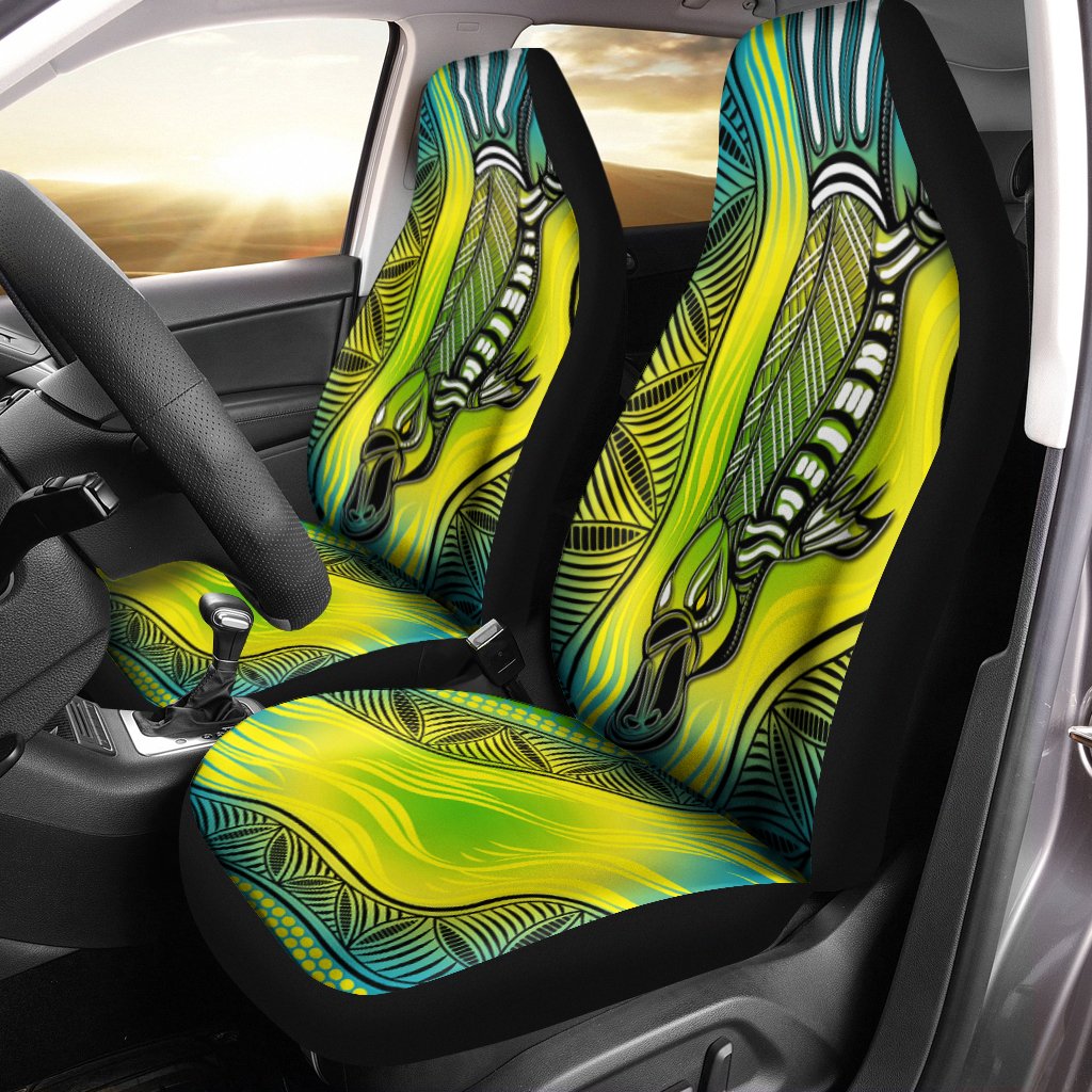 Car Seat Cover - Aboriginal Platypus - Vibe Hoodie Shop