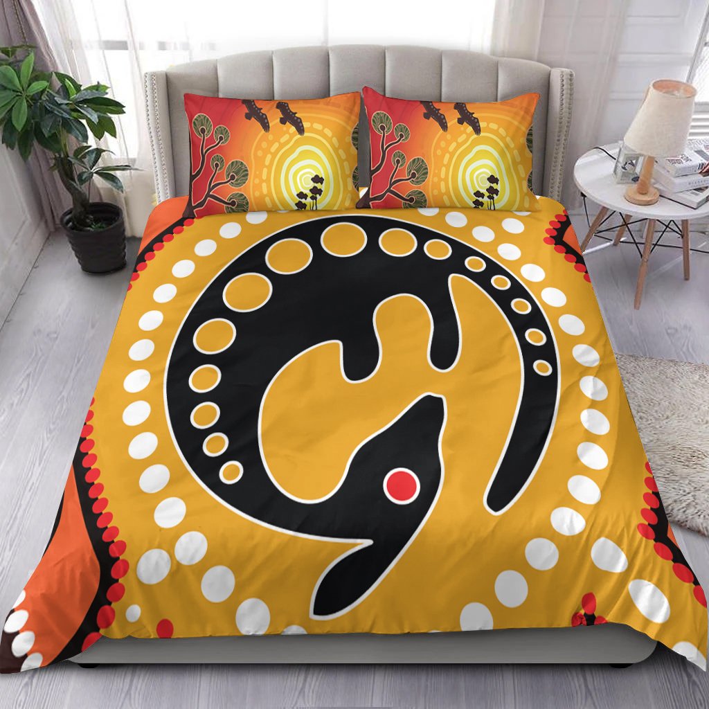 Aboriginal Bedding Set - Baby Kangaroo - Vibe Hoodie Shop