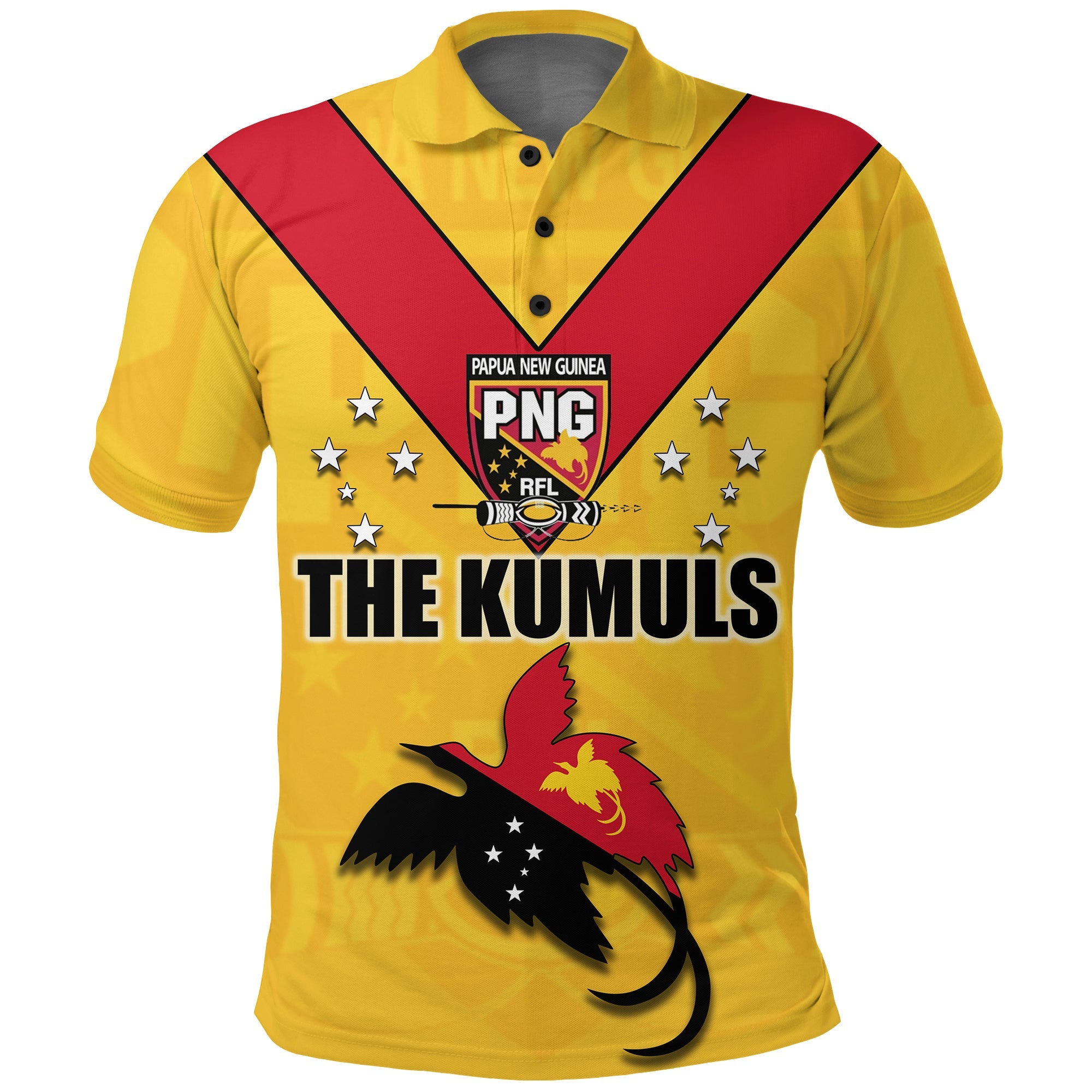 Papua New Guinea Rugby The Kumuls Polo Shirt - LT20 - Vibe Hoodie Shop