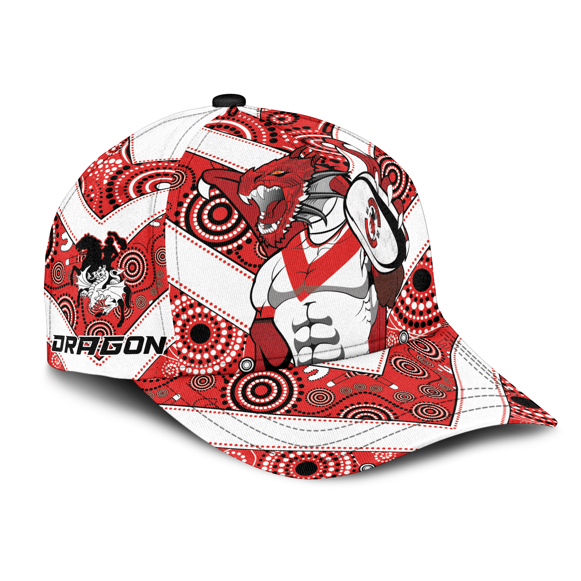 Dragons Rugby Aboriginal St. George Illawarra Cap - - Vibe Hoodie Shop