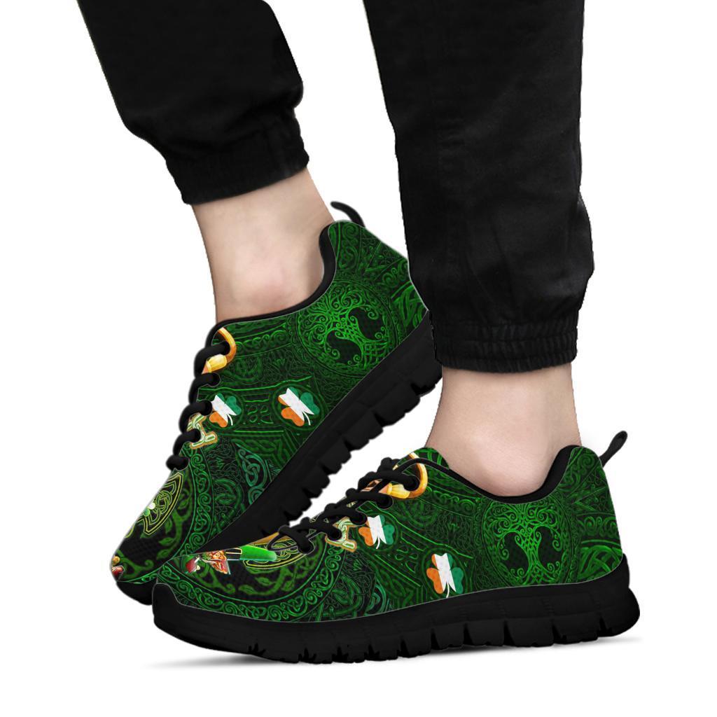 Irish Leprechaun St. Patrick's Day 2021 Sneakers - Ireland's Trickster Fairies - Vibe Hoodie Shop