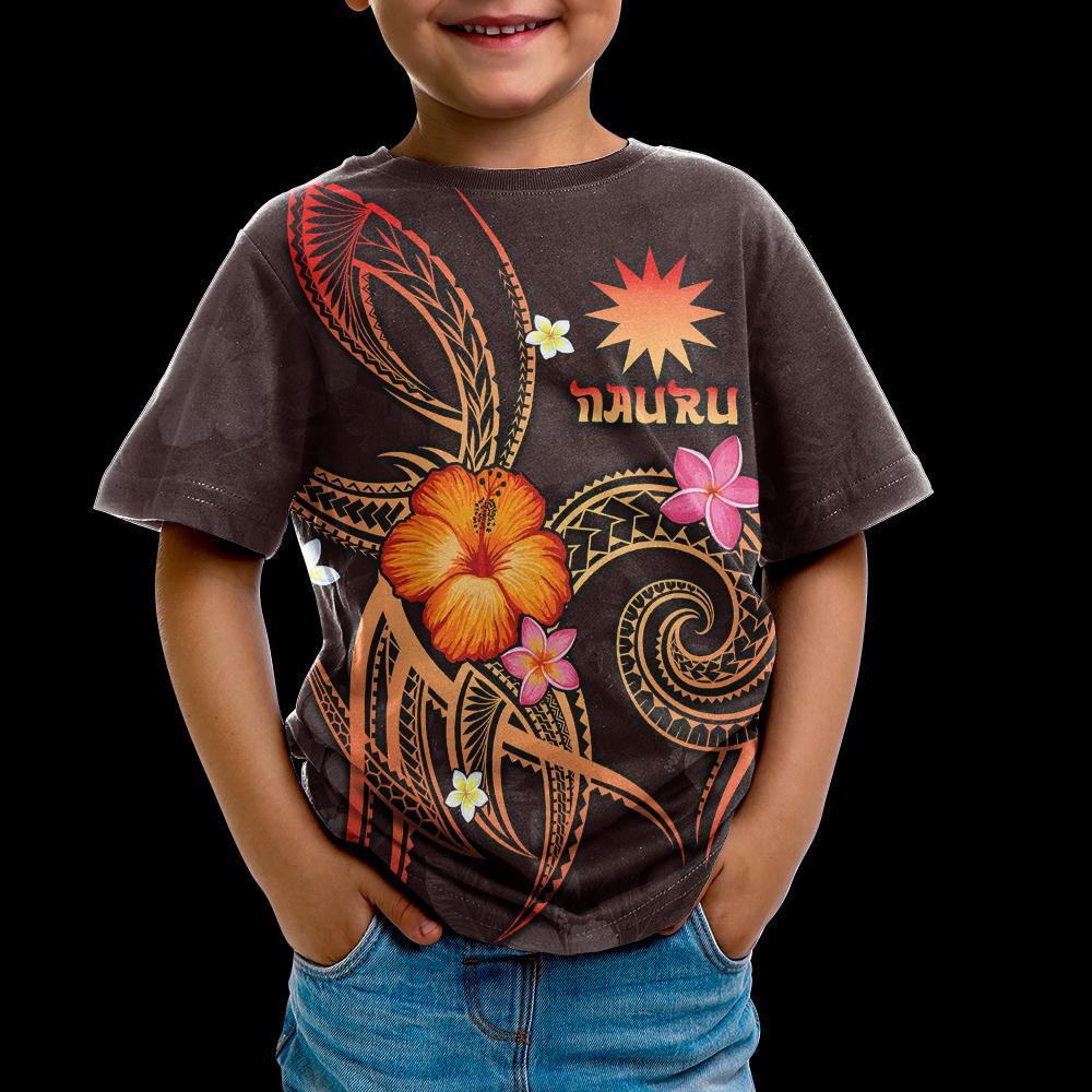 Nauru Polynesian T shirt - Legend of Nauru (Red) - Vibe Hoodie Shop