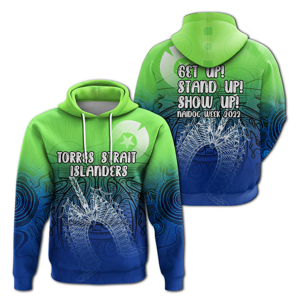 NAIDOC Week 2022 Torres Strait Islanders Hoodie - Indigenous Dot Painting Art - LT12 - Vibe Hoodie Shop