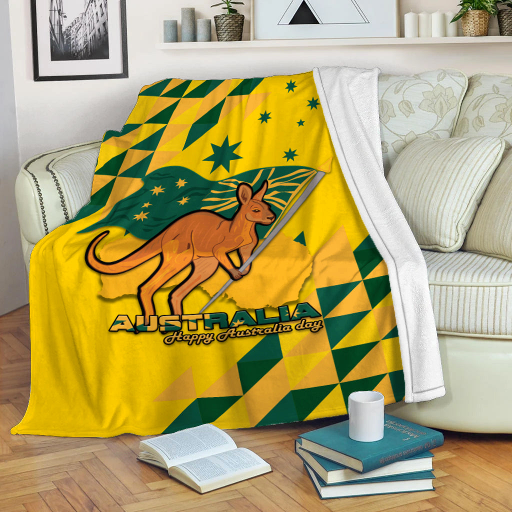 Australia Day Proud To Be Aussie Blanket - - Vibe Hoodie Shop