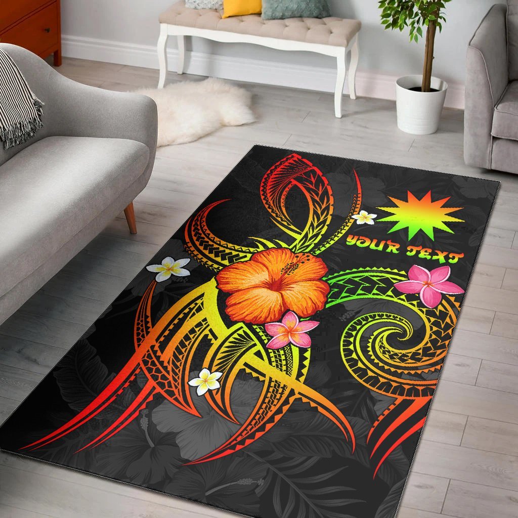 Nauru Polynesian Personalised Area Rug - Legend of Nauru (Reggae) - Vibe Hoodie Shop