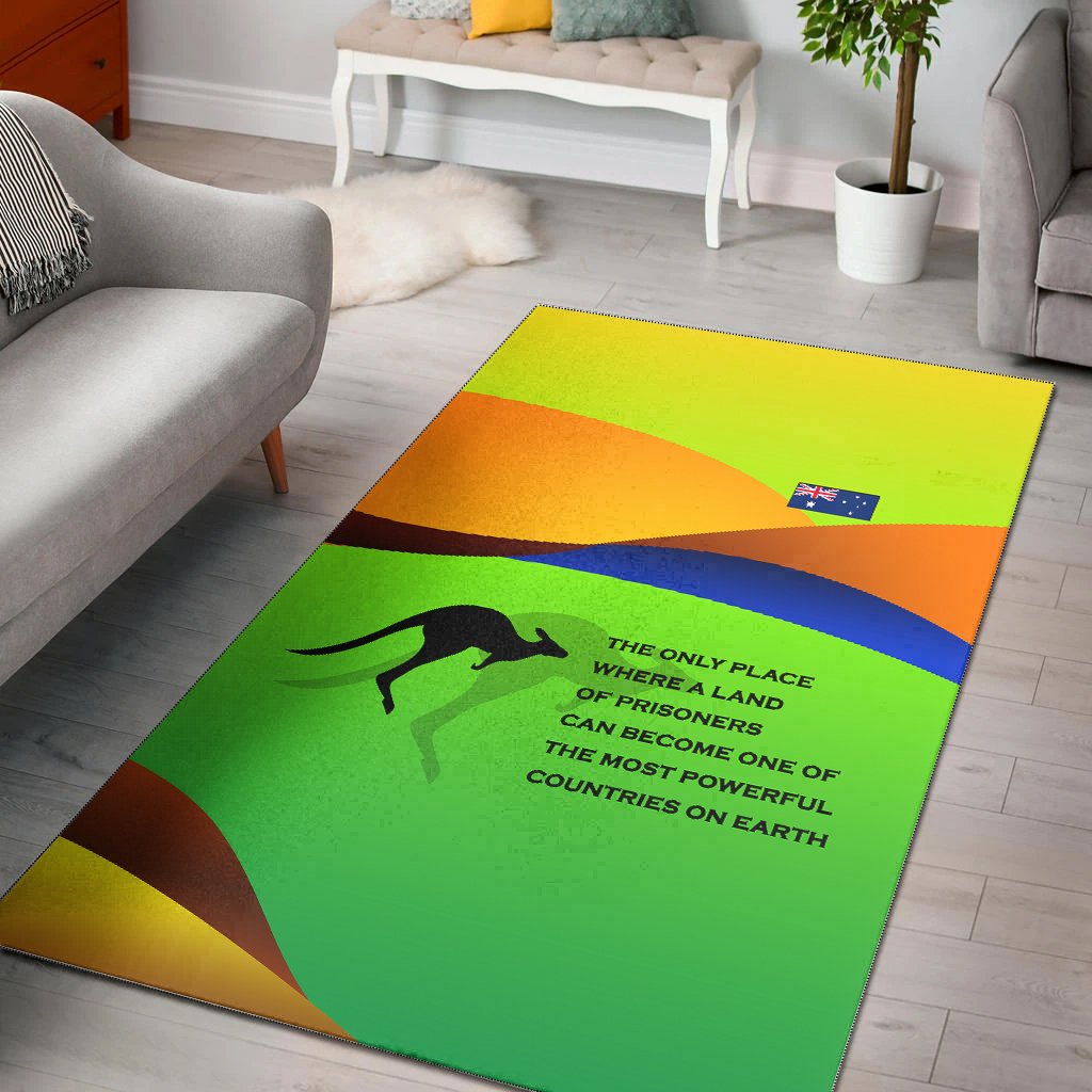 Area Rug - National Color of Australia - Vibe Hoodie Shop