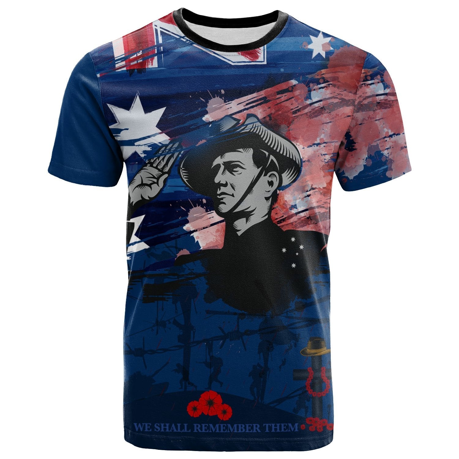 ANZAC Day T shirts - We Shall Remember Them - Vibe Hoodie Shop