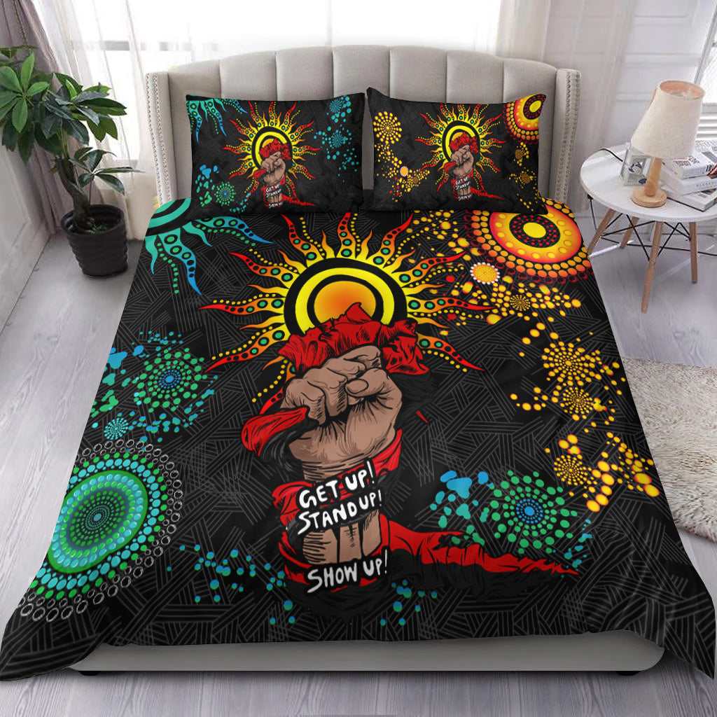 NAIDOC Week 2022 Aboriginal Art Unique Bedding Set - - Vibe Hoodie Shop