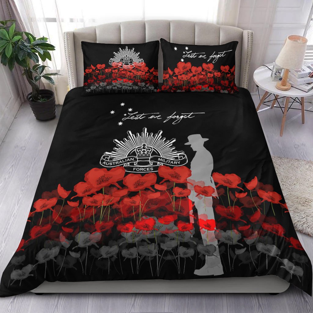 ANZAC Day Bedding Set - Remember Them - Vibe Hoodie Shop