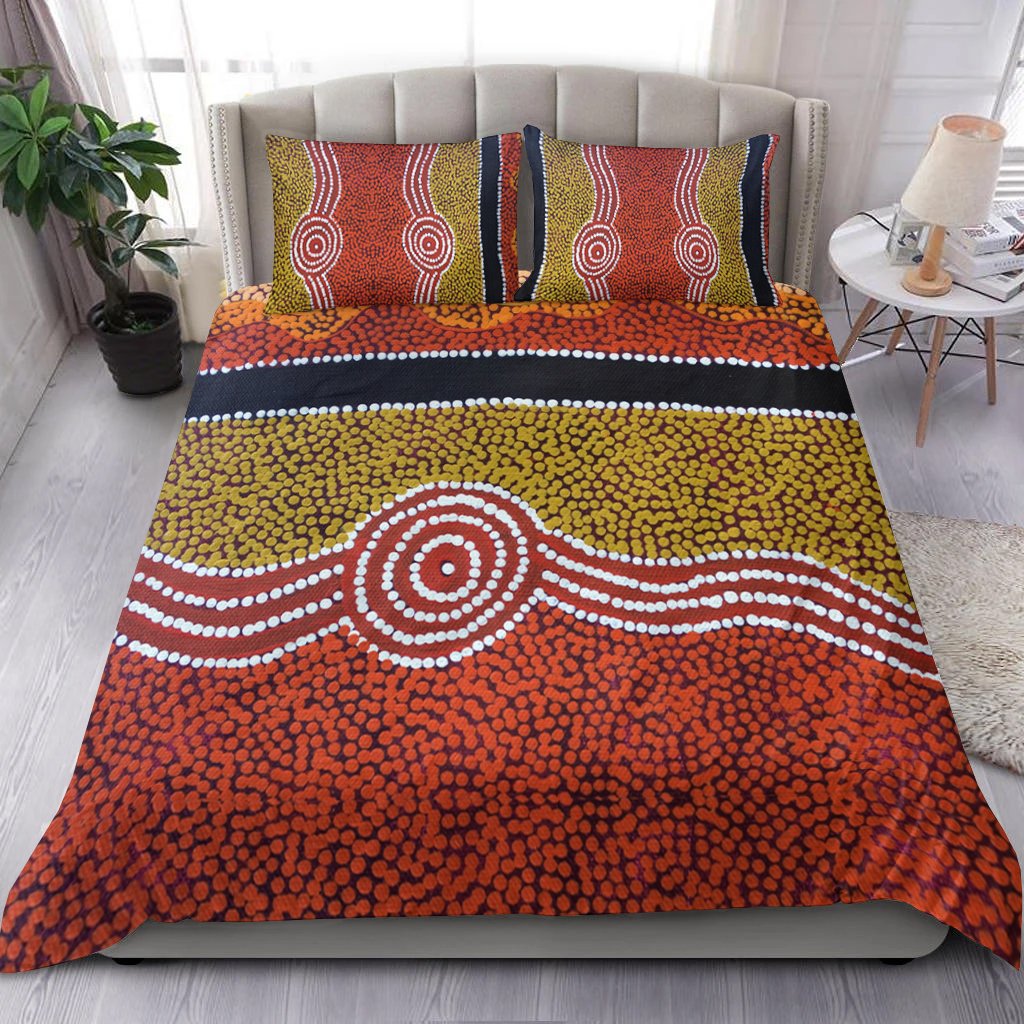 Bedding Set - Aboriginal Dot Style - Vibe Hoodie Shop