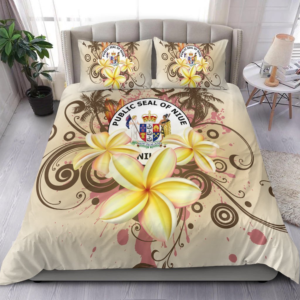 Niue Polynesian Bedding Set - Summer Tropical - Vibe Hoodie Shop