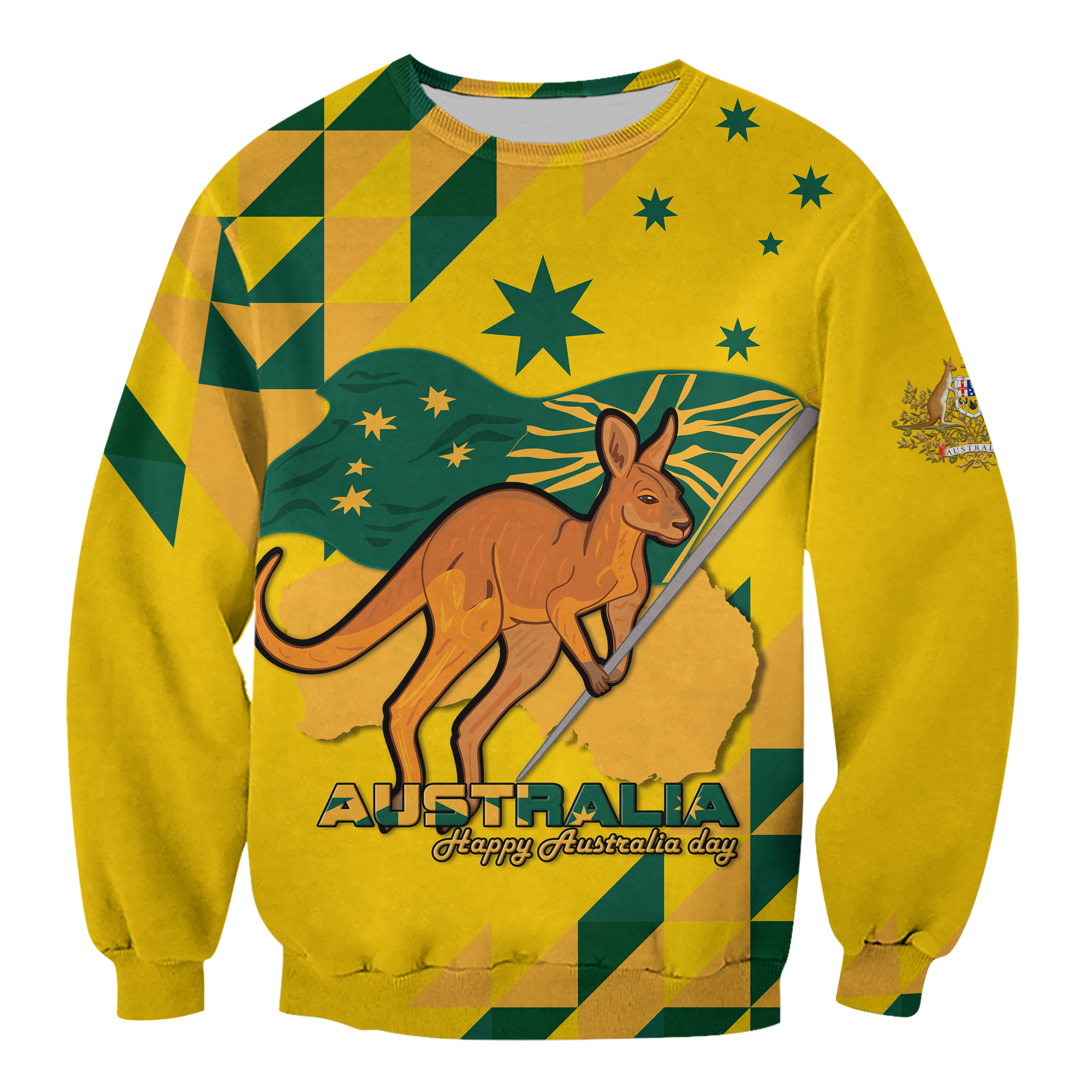 Australia Day Proud To Be Aussie Sweatshirt - - Vibe Hoodie Shop