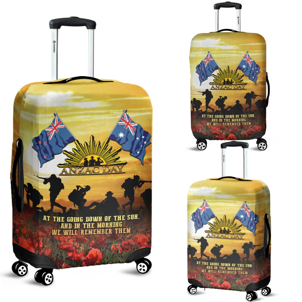 ANZAC Luggage Covers - Australian and New Zealand Army Corps - Vibe Hoodie Shop