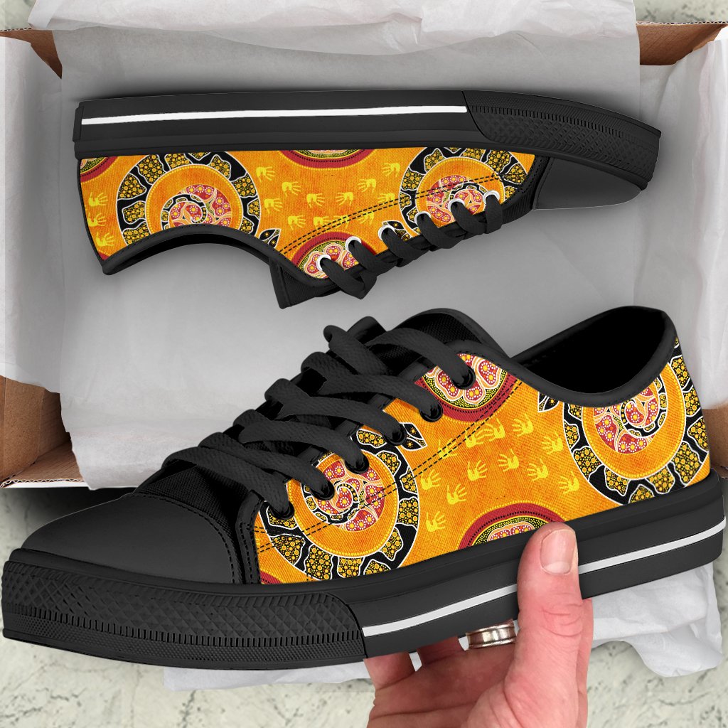 Low Top - Aboriginal Unique Style Snake Orange Color 2021 - Vibe Hoodie Shop
