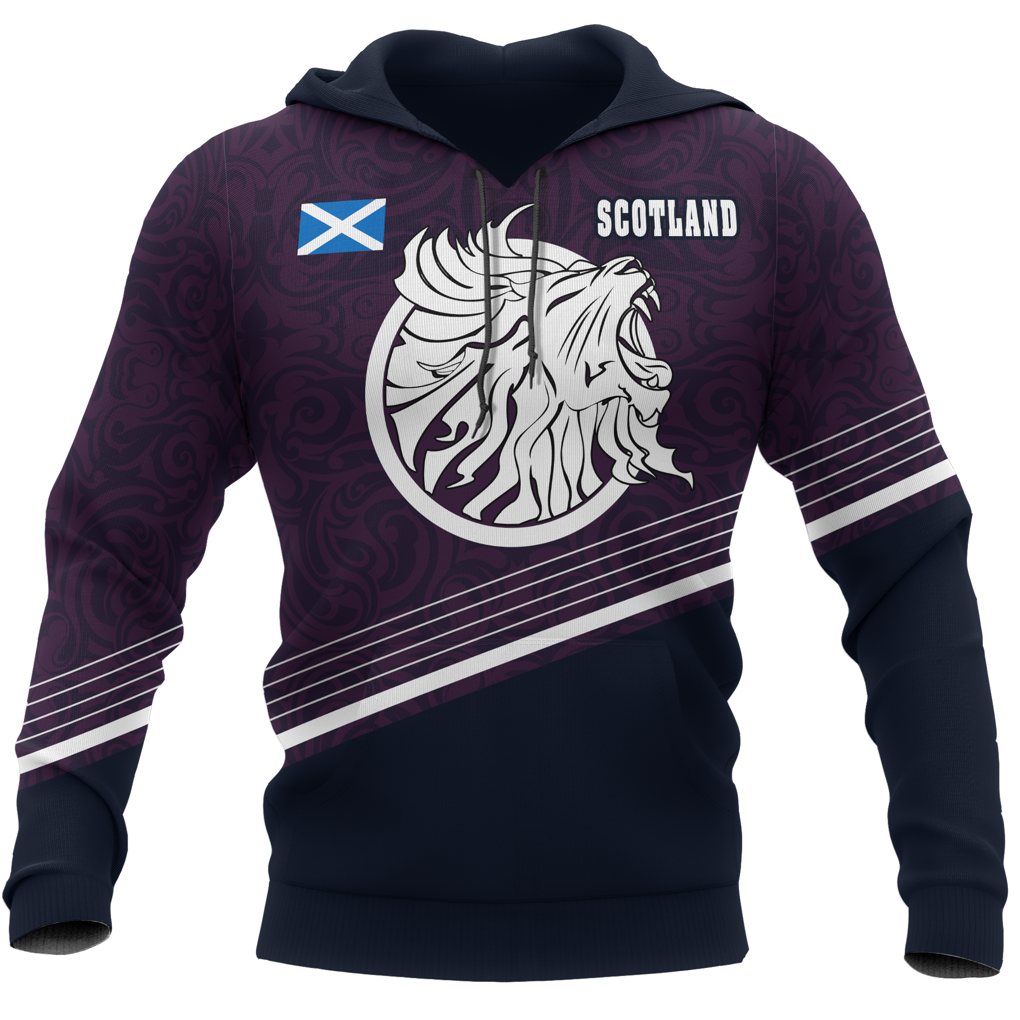 Scotland Hoodie - Scottish Lion - Vibe Hoodie Shop