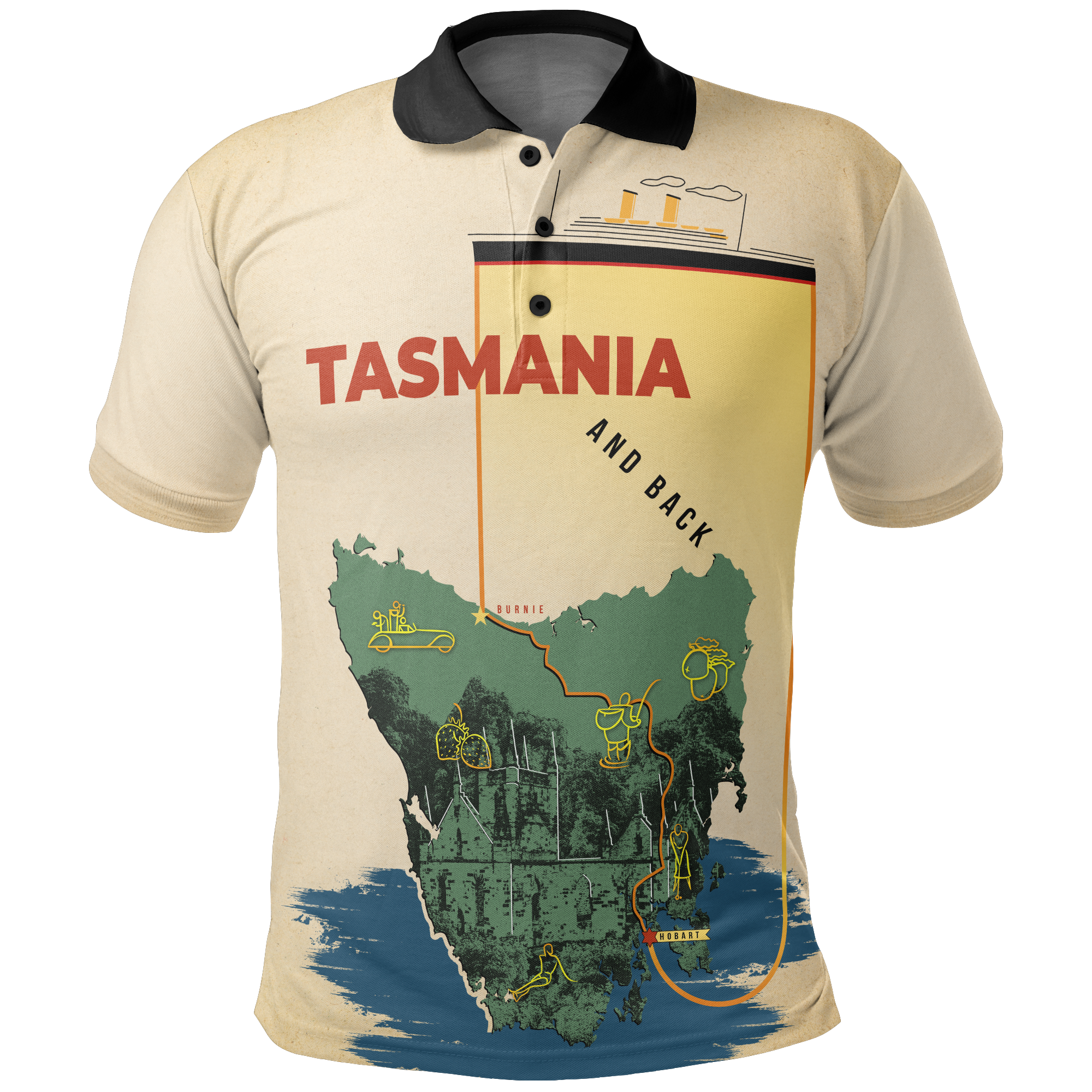 Australia Polo Shirt - Tasmania Shirt Australia Famous - Vibe Hoodie Shop