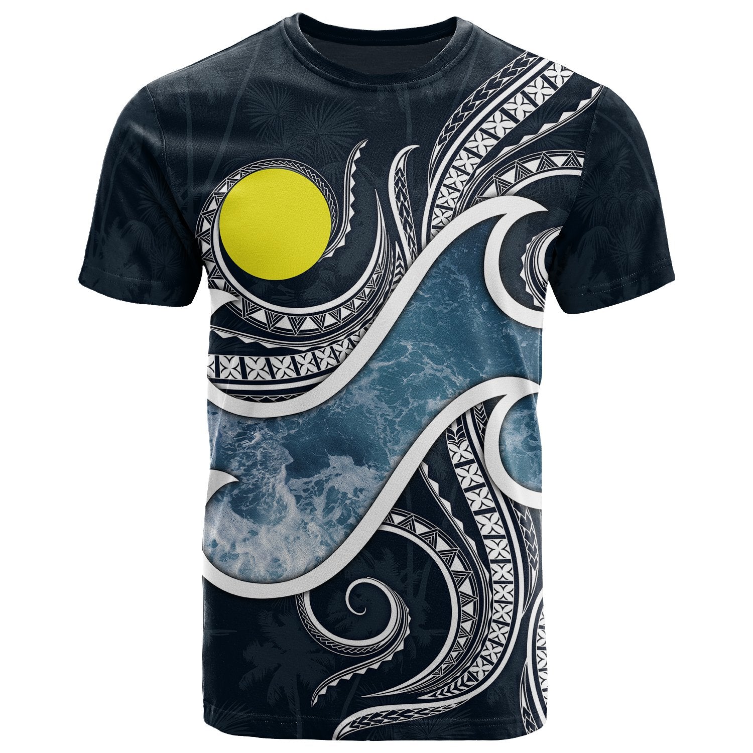 Palau Polynesian T shirt - Ocean Style - Vibe Hoodie Shop
