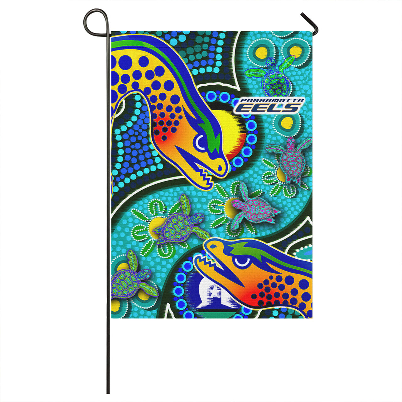 Eels Rugby Flag - Indigenous Eels With Aboriginal and Torres Strait Islanders Flag RLT13 - Vibe Hoodie Shop