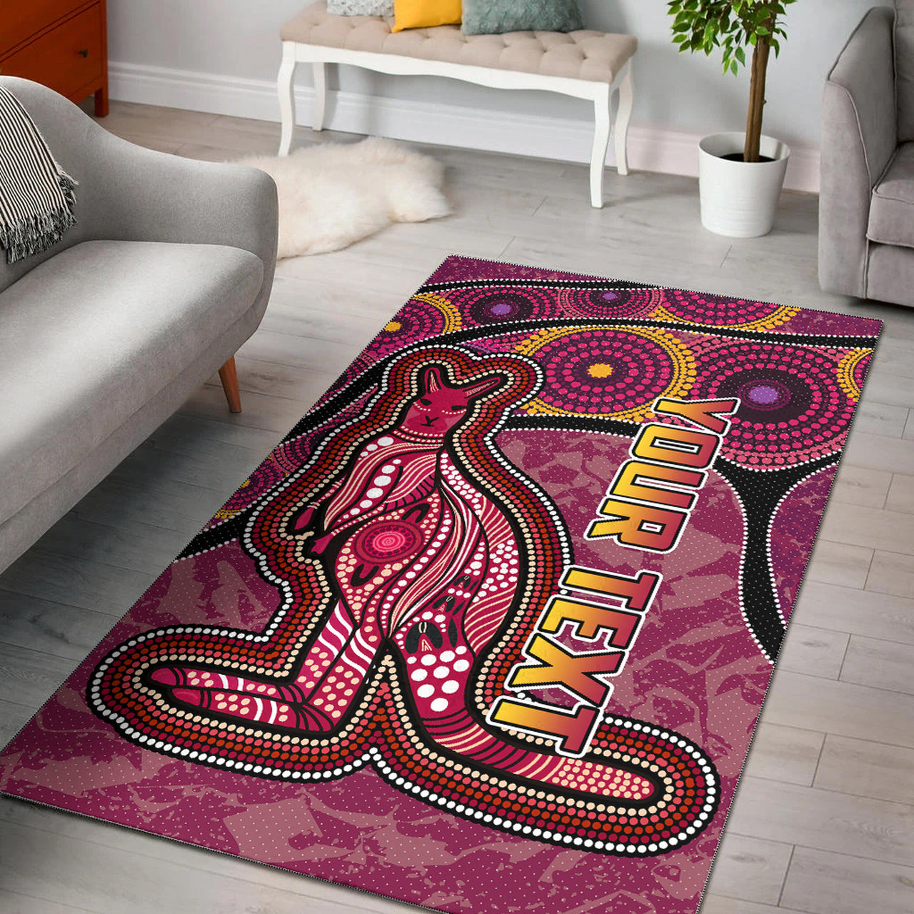 Maroons Rugby Rug - Custom Maroons Kangaroo Rug RLT13 - Vibe Hoodie Shop