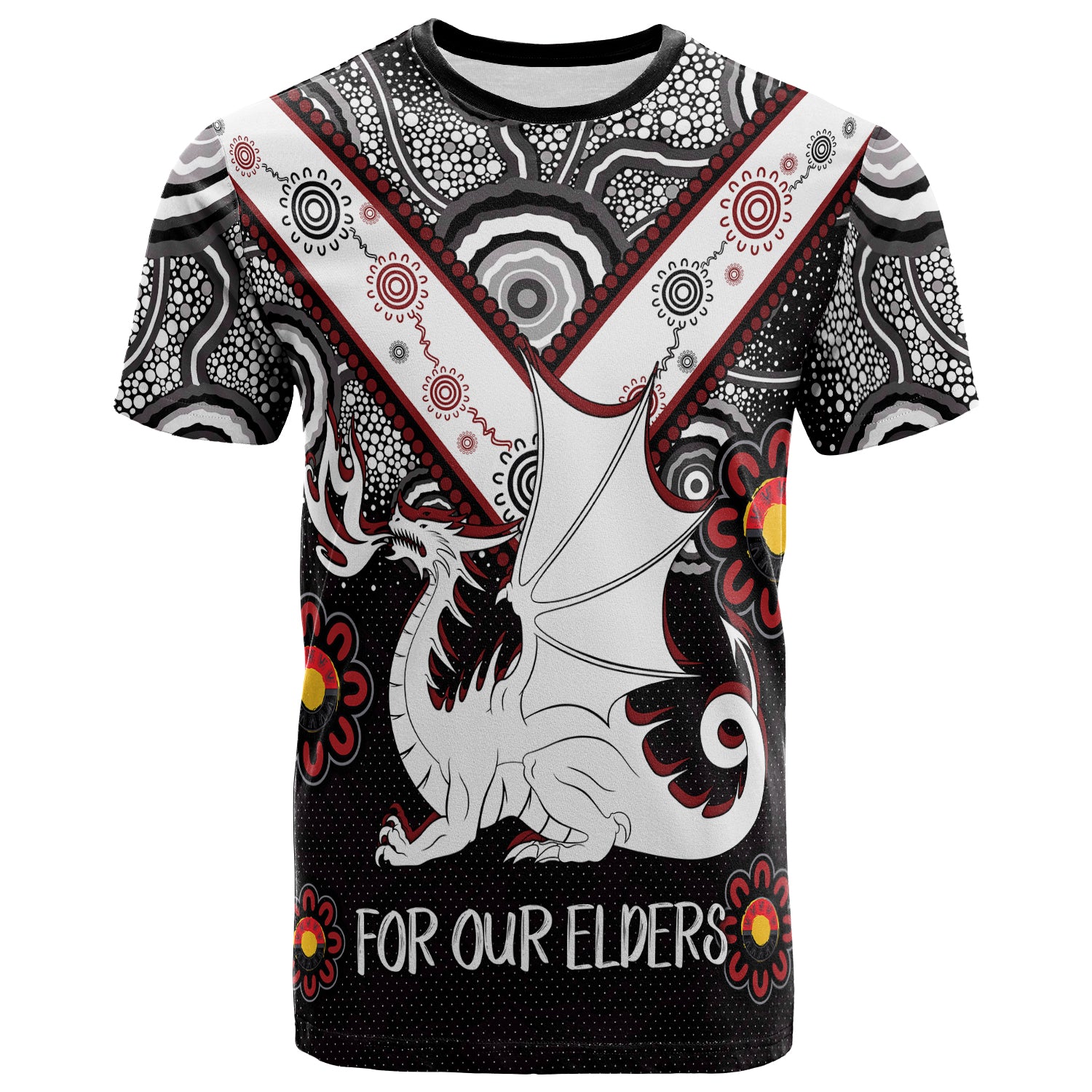 Australia Illawarra and St George NAIDOC Week 2023 T-shirt - Custom For Our Elders T-shirt - Vibe Hoodie Shop