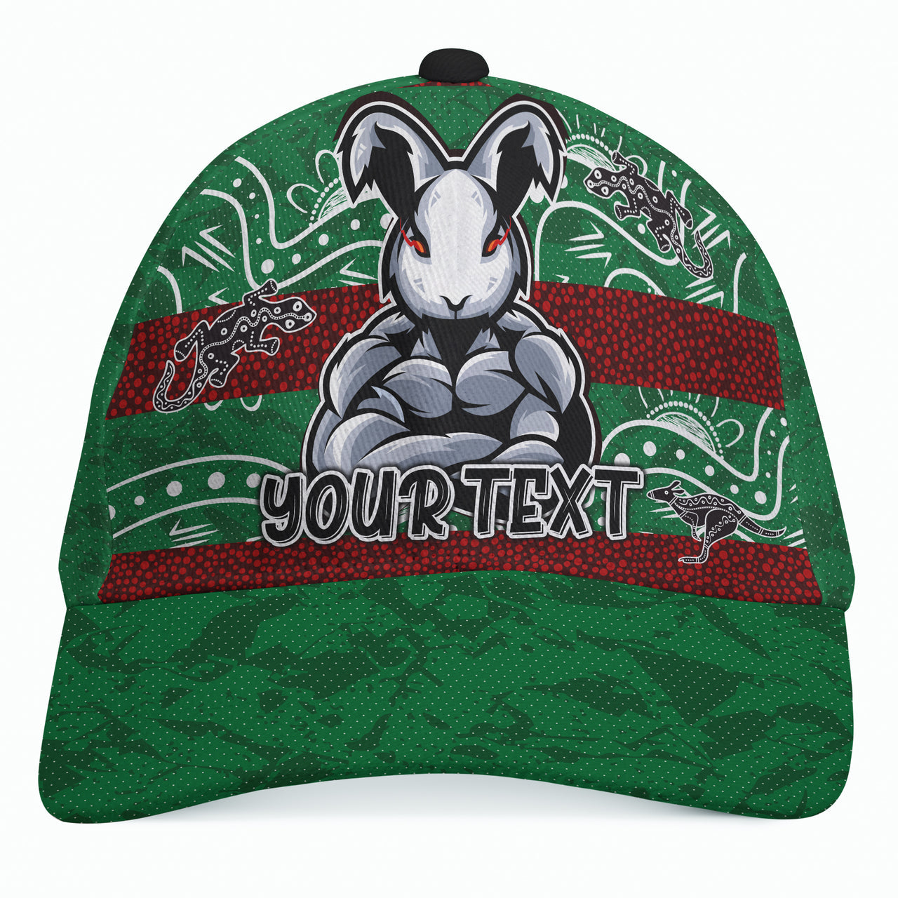 Rabbitohs Rugby Cap - Custom Indigenous Super Rabbitohs Cap RLT13 - Vibe Hoodie Shop