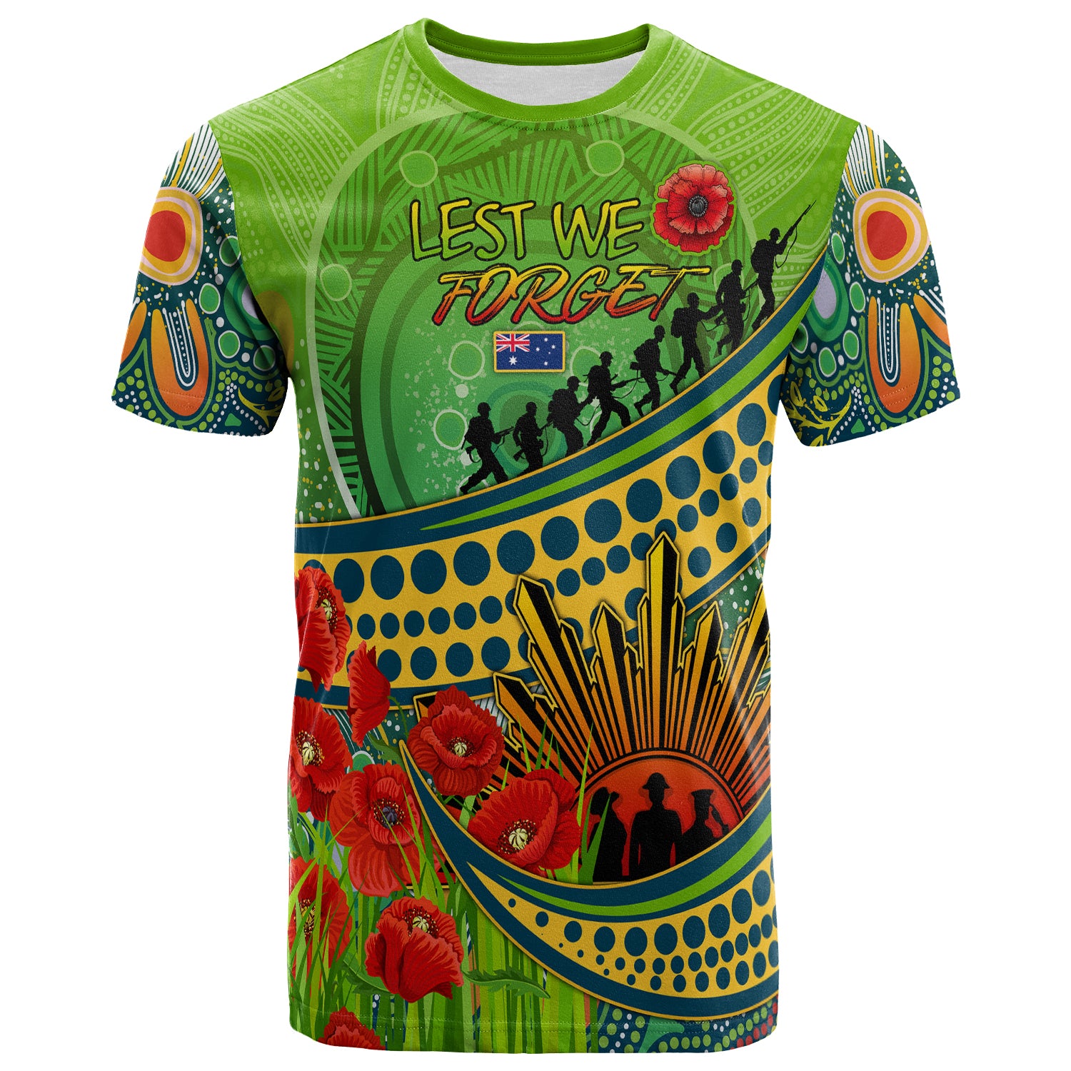 Australia Parramatta Anzac T-shirt - Custom To All The Unselfish Heroes T-shirt - Vibe Hoodie Shop