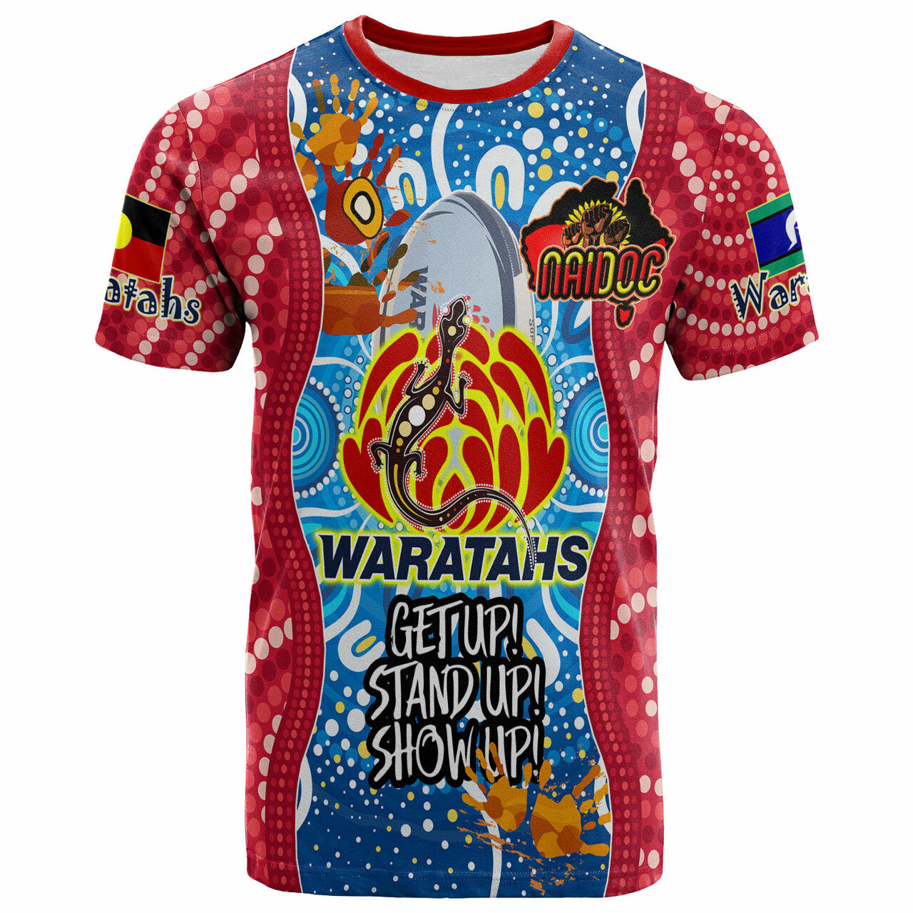 NSW Waratahs NAIDOC Week Celebration Get Up, Stand Up, Show Up RLT12 - Vibe Hoodie Shop