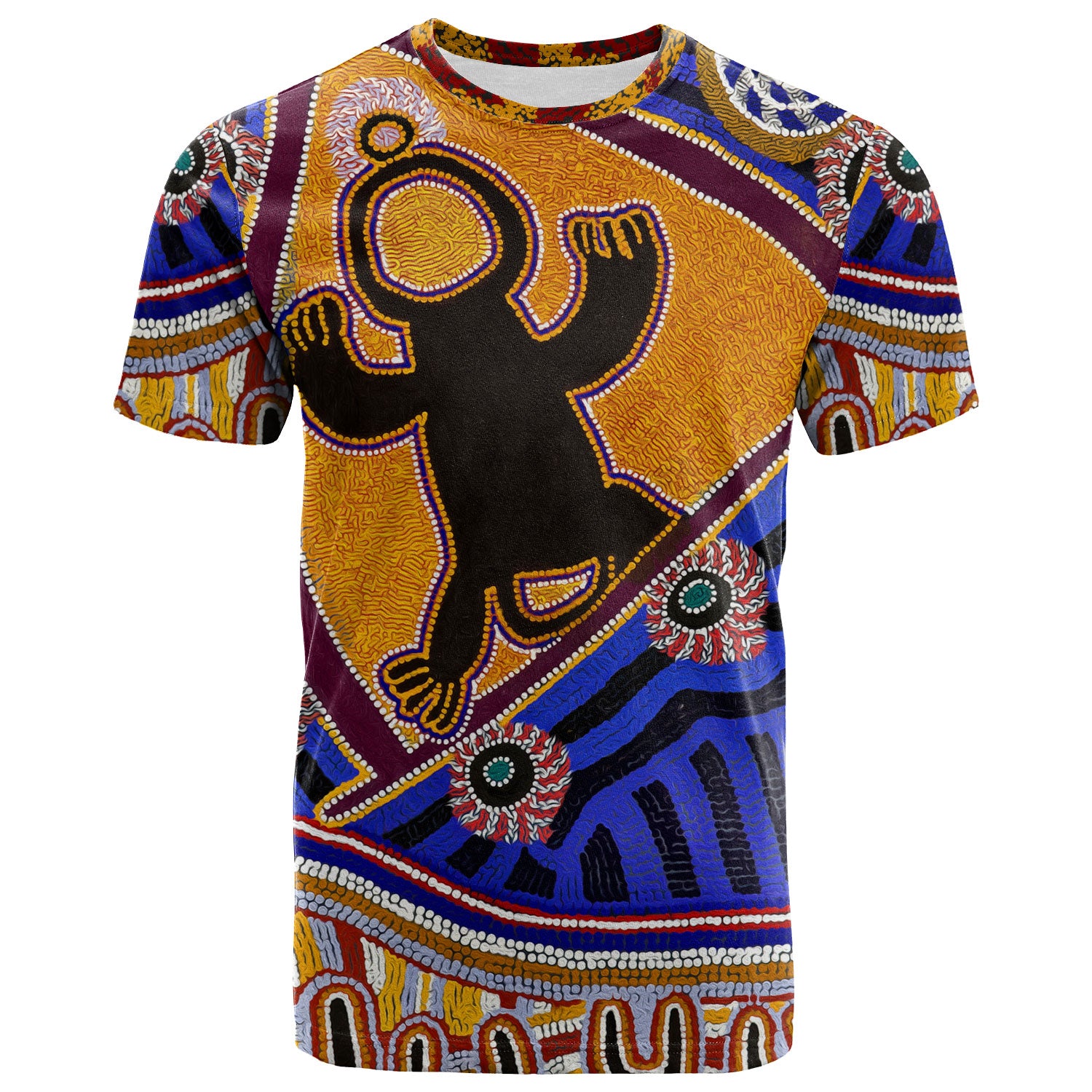 Australia Indigenous Dreamtime T-Shirt - Custom The beginning of time - Vibe Hoodie Shop