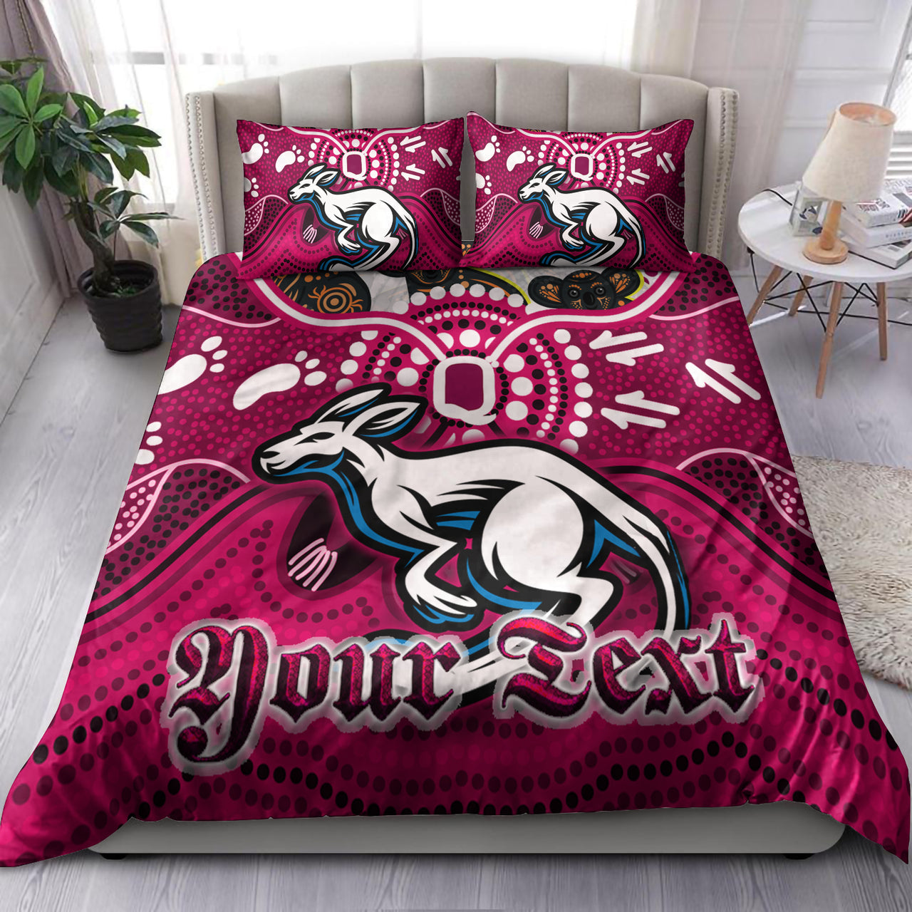 Maroons Rugby Aboriginal Custom Bedding Set - The Cane Toads With Indigenous Koala RLT13 - Vibe Hoodie Shop