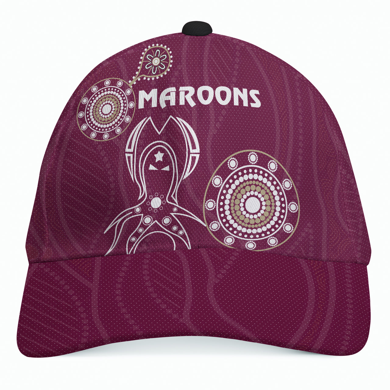 Maroons Rugby Cap - Custom Indigenous Maroons Cap RLT13 - Vibe Hoodie Shop