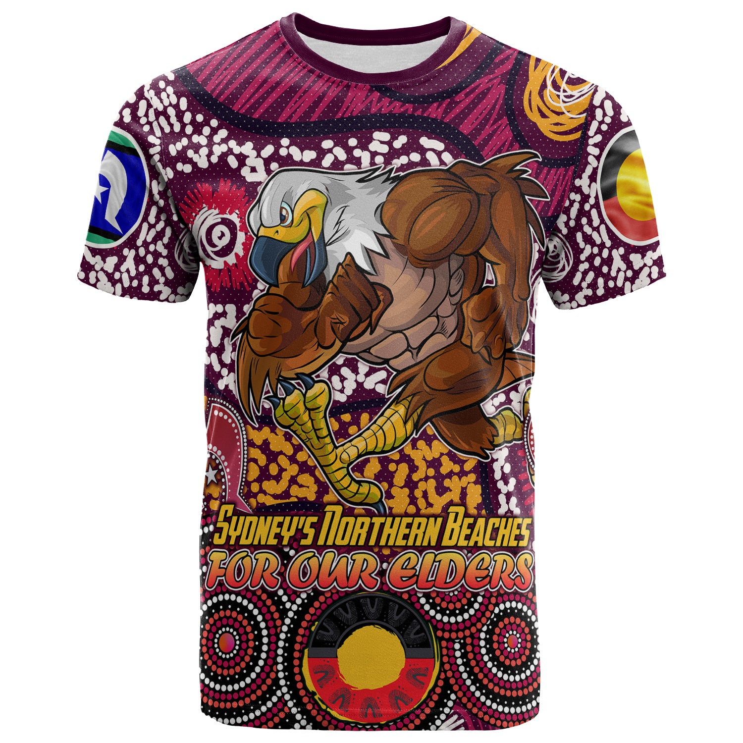 Australia Sydney's Northern Beaches NAIDOC Week 2023 T-shirt - Custom For Our Elders T-shirt - Vibe Hoodie Shop