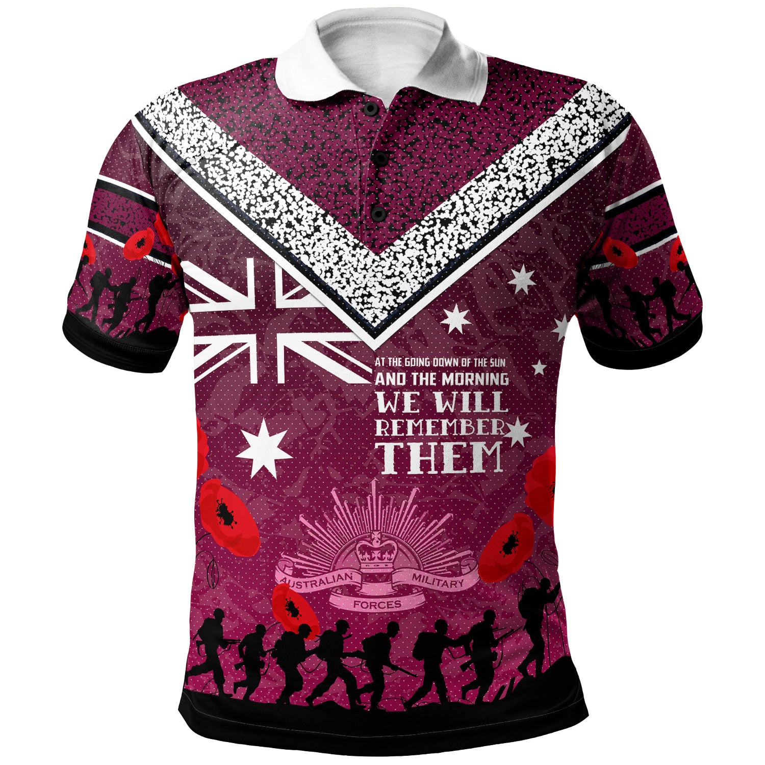 Australia Sydney's Northern Beaches Anzac Custom Polo Shirt - Keeping the Spirit Alive Polo Shirt - Vibe Hoodie Shop