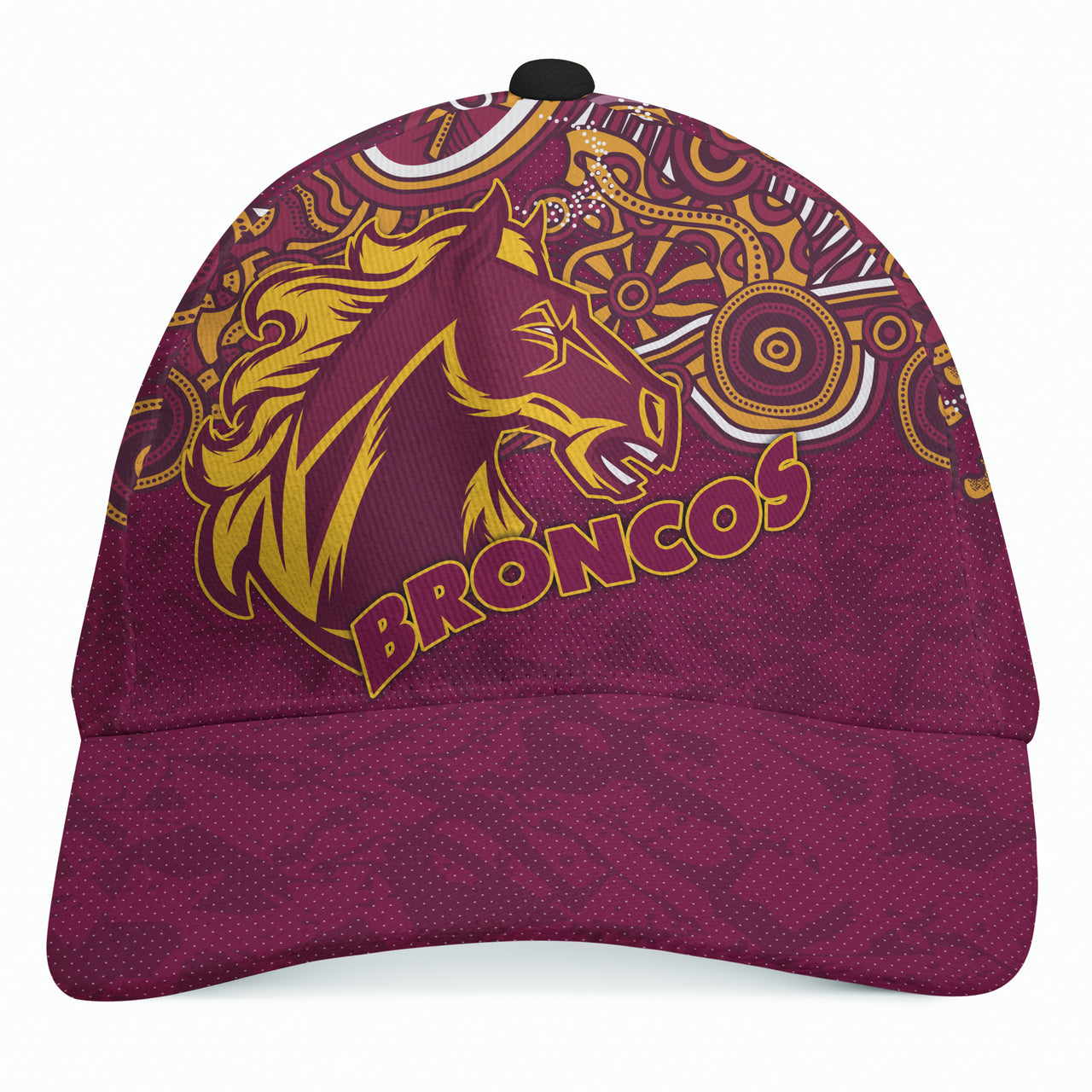 Broncos Rugby Cap - Custom Super Indigenous Broncos Cap RLT13 - Vibe Hoodie Shop
