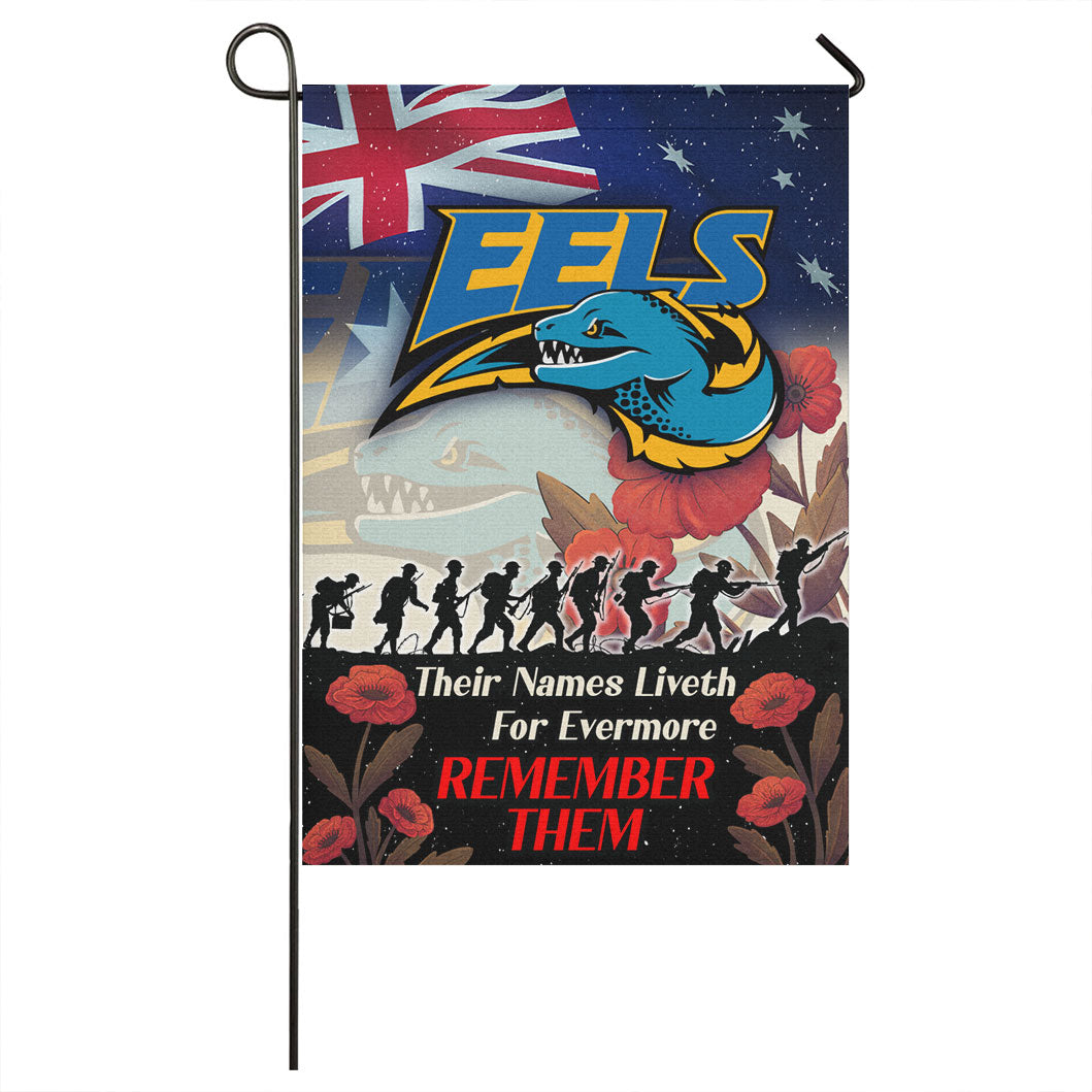 Eels Rugby Flag - REMEMBER THEM Red Poppy Flowers Flag - Vibe Hoodie Shop