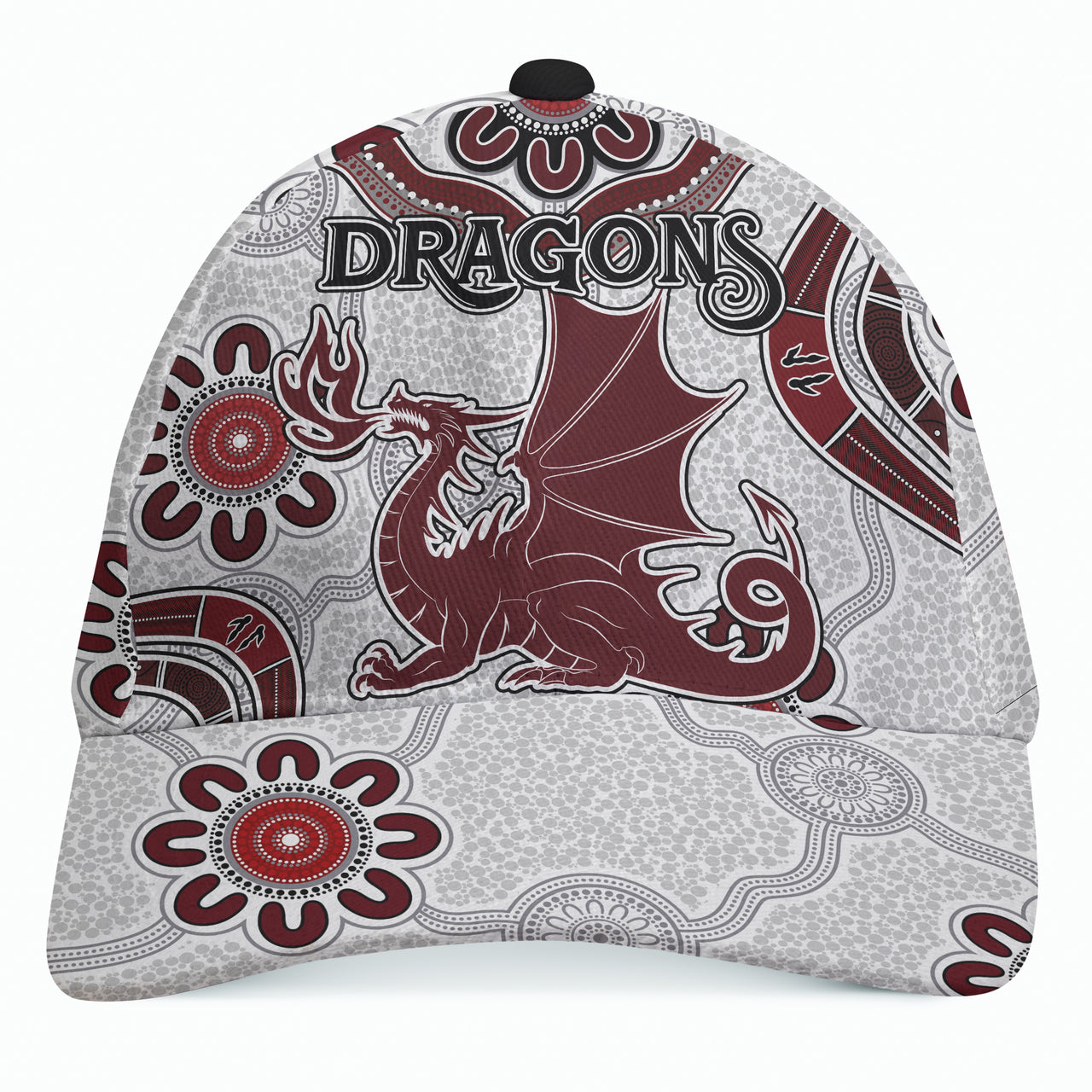 St.George Rugby Cap - Custom Aboriginal St. George Cap RLT13 - Vibe Hoodie Shop