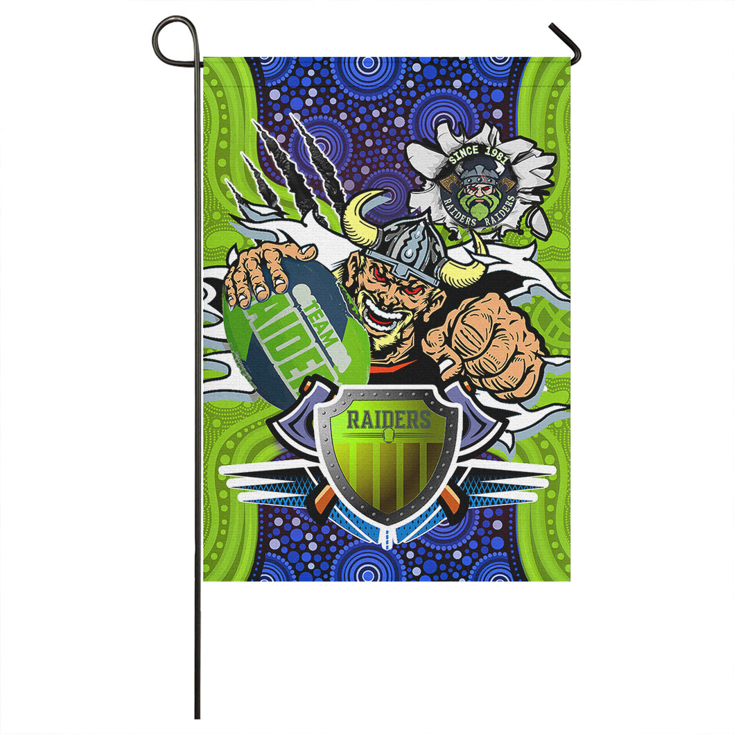 Raiders Rugby Flag - Custom The Indigenous Vikings Power Scratch Style Flag - Vibe Hoodie Shop