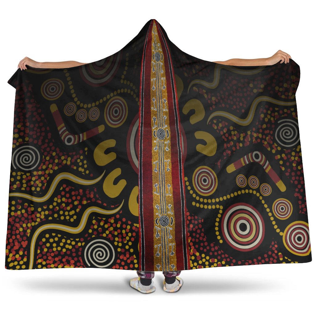 sp-aboriginal-hooded-blanket-dot-panting-art-stripe-lines