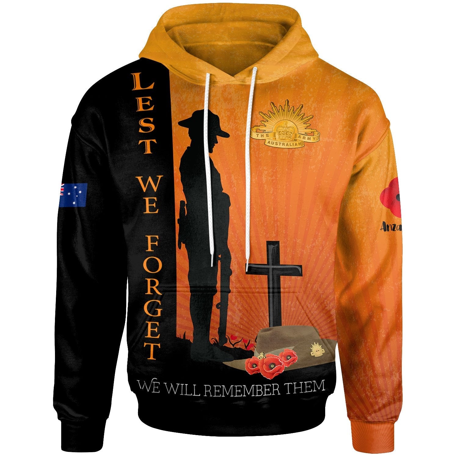 ANZAC Day Hoodie - Remembrance Day - Vibe Hoodie Shop