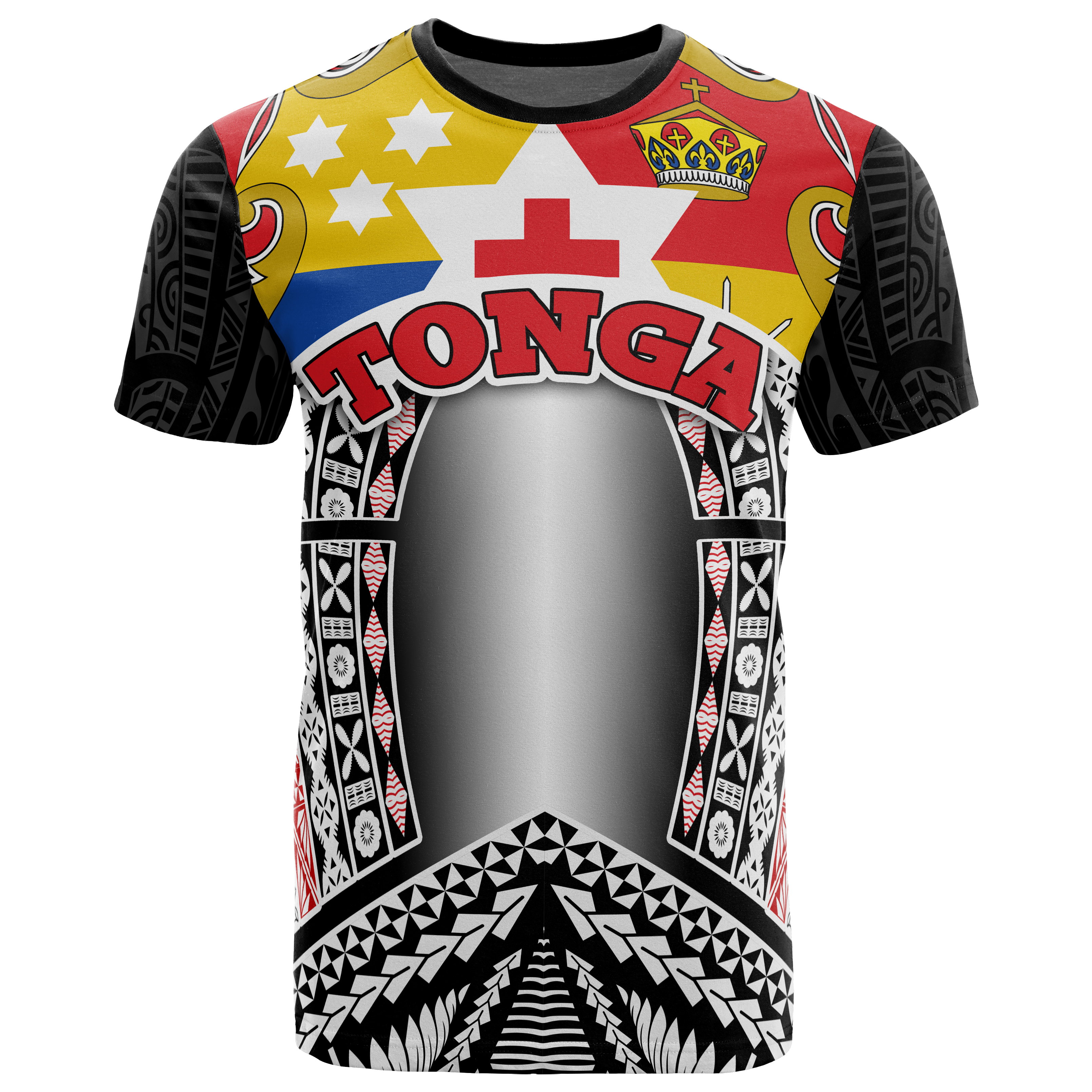 Vibe Hoodie Tonga T shirt - Tonga Coat Of Arms Space Style - Vibe Hoodie Shop