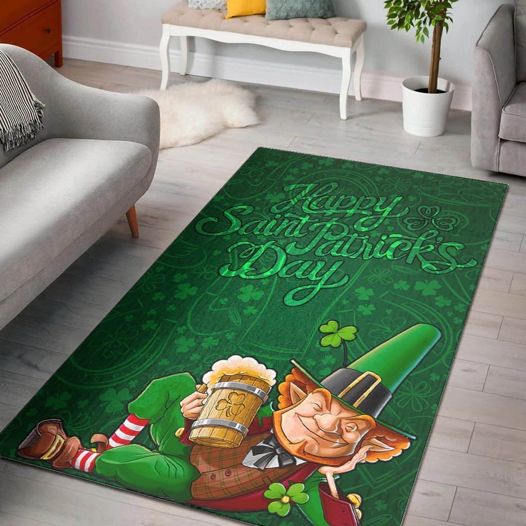 VibeHoodie Area Rug - Patrick's Day Green Celtic - Vibe Hoodie Shop