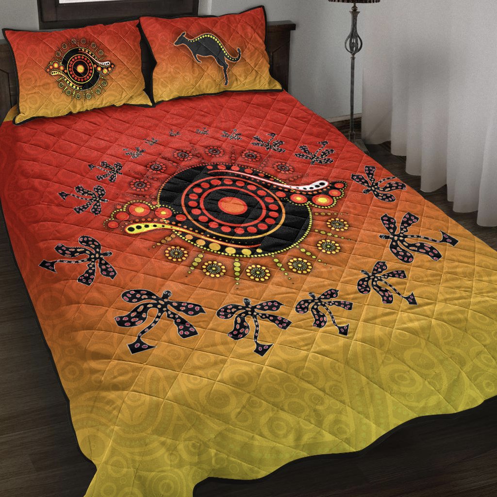 Quilt Bed Set - Circle Pattern - Vibe Hoodie Shop