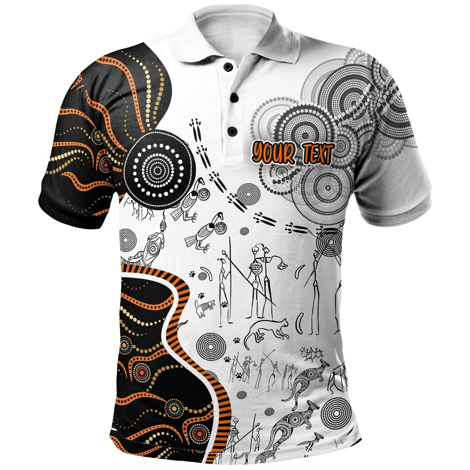 Custom Vibe Hoodie NAIDOC Week 2021 Polo Shirt, Aboriginal Story RLT20 - Vibe Hoodie Shop