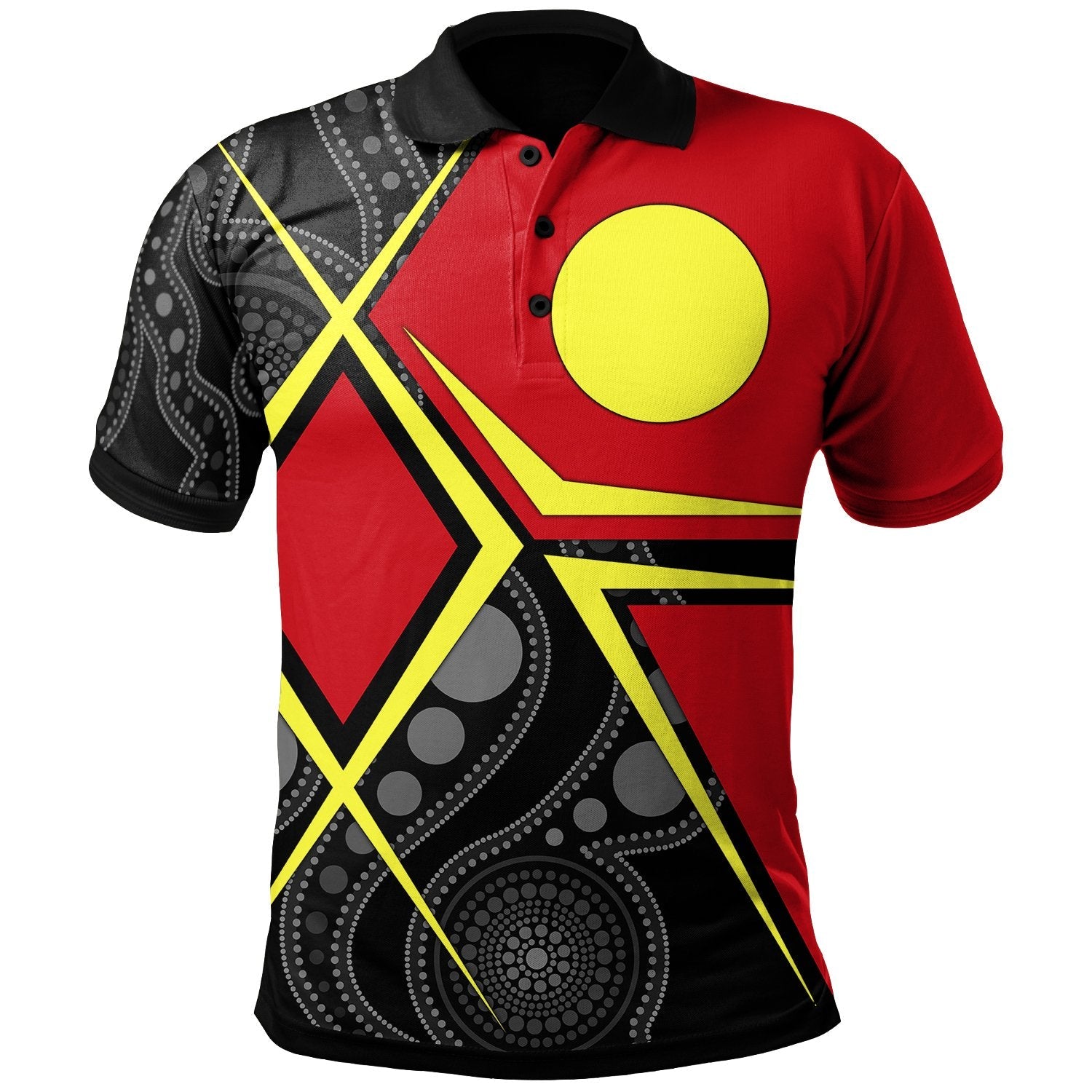 Aboriginal Polo Shirt - Indigenous Legend - Vibe Hoodie Shop