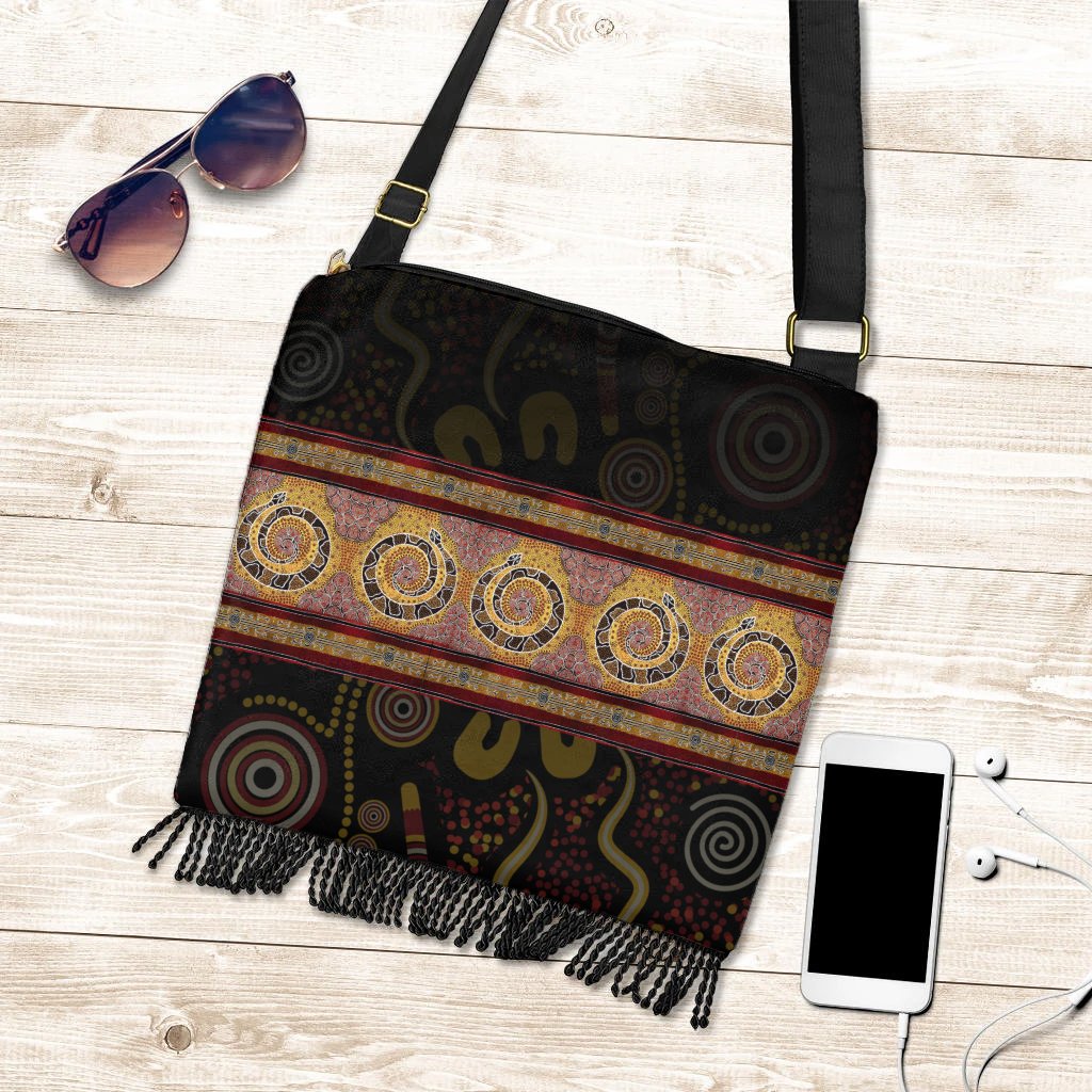 aboriginal-boho-bag-snake-dot-panting-art