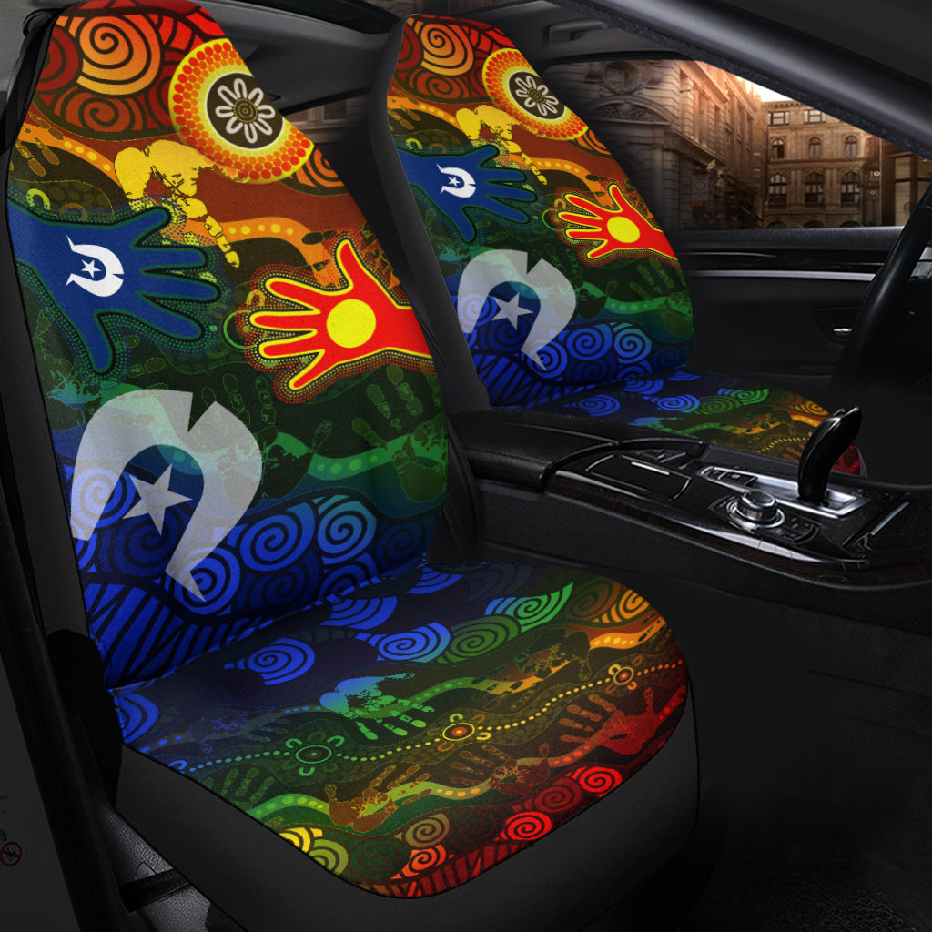 Aboriginal and Torres Strait Islander Peoples Car Seat Covers - - Vibe Hoodie Shop