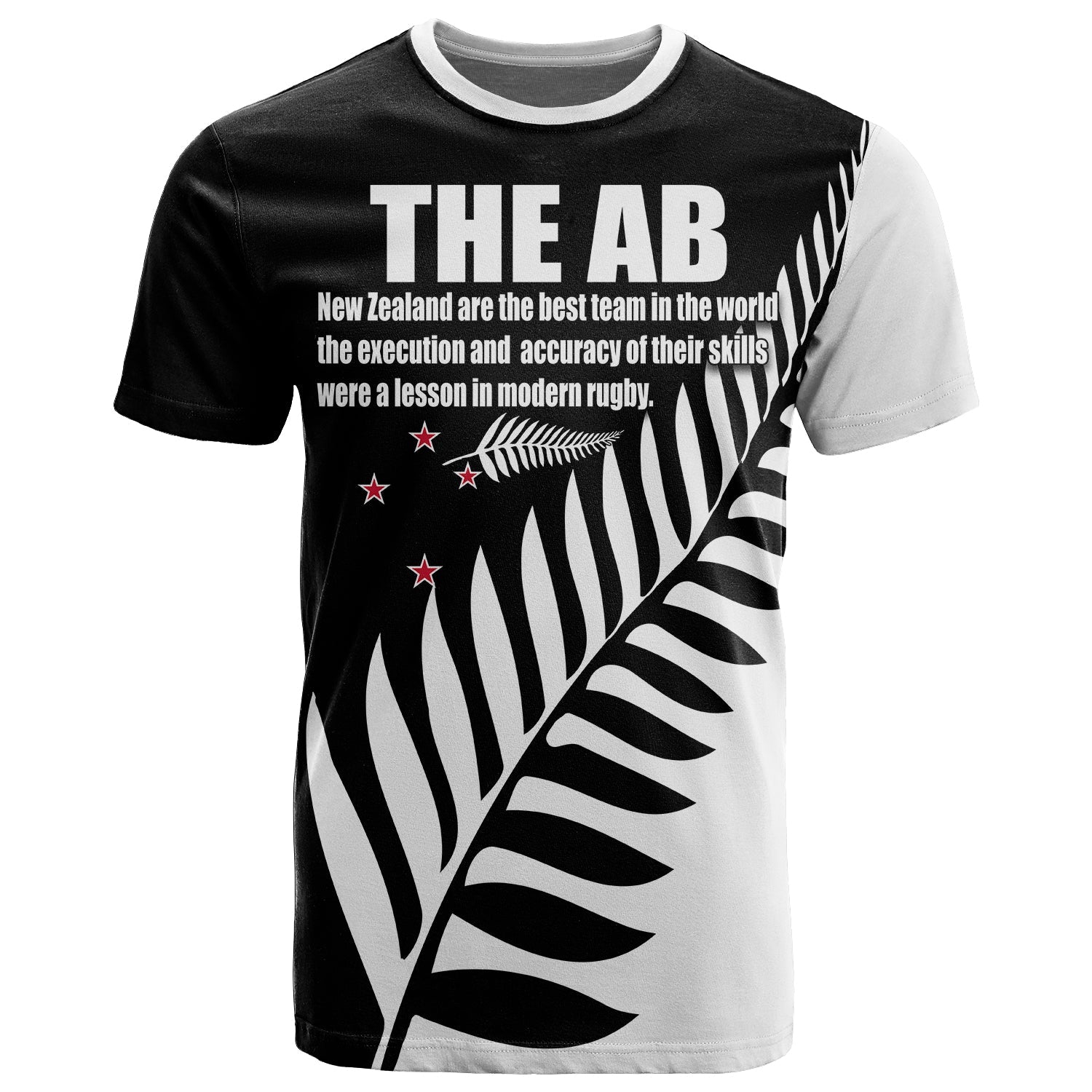 New Zealand Rugby T shirt The AB - The Best Team - LT20 - Vibe Hoodie Shop