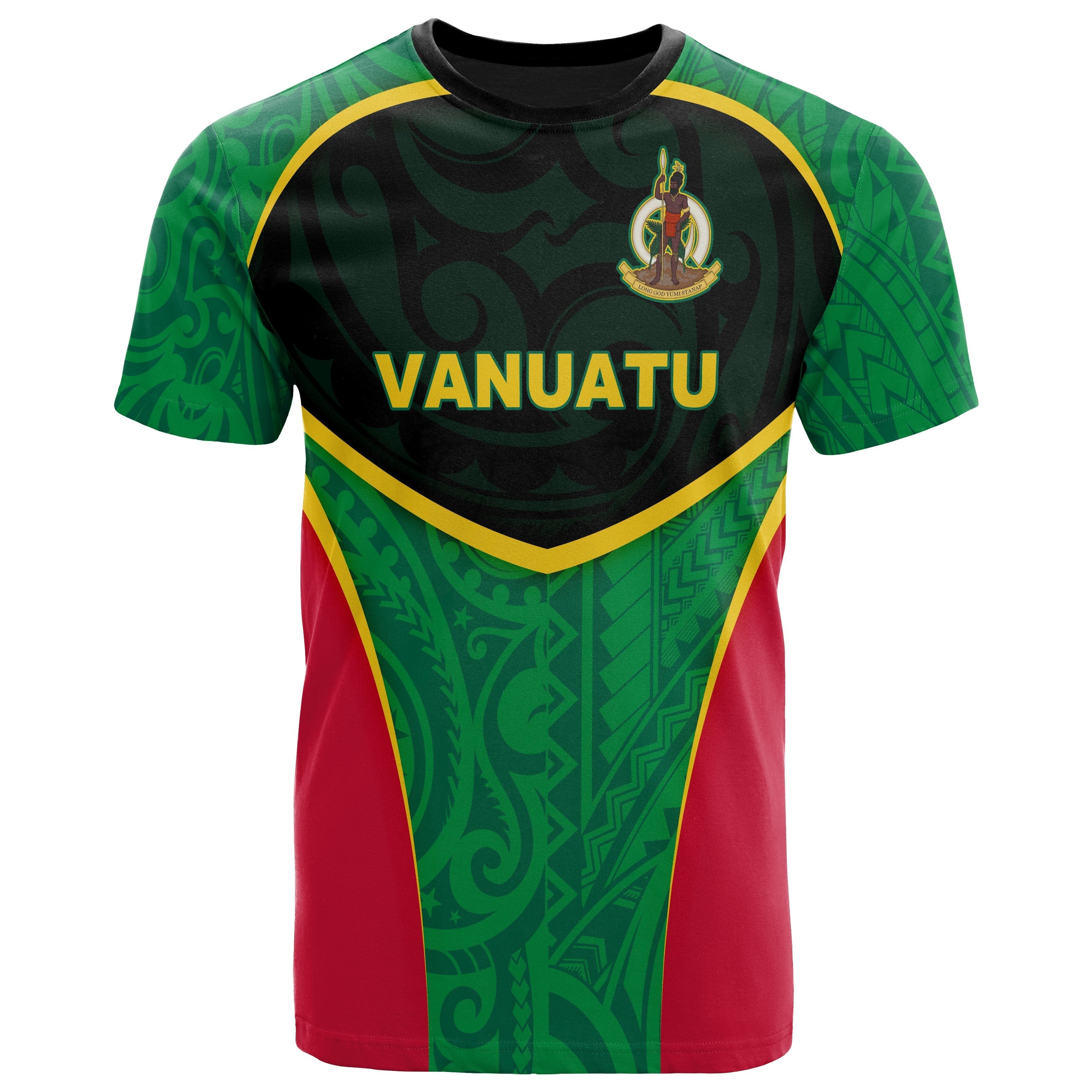 Vibe Hoodie Vanuatu Polynesian T shirt - Flag Sport Style - Vibe Hoodie Shop