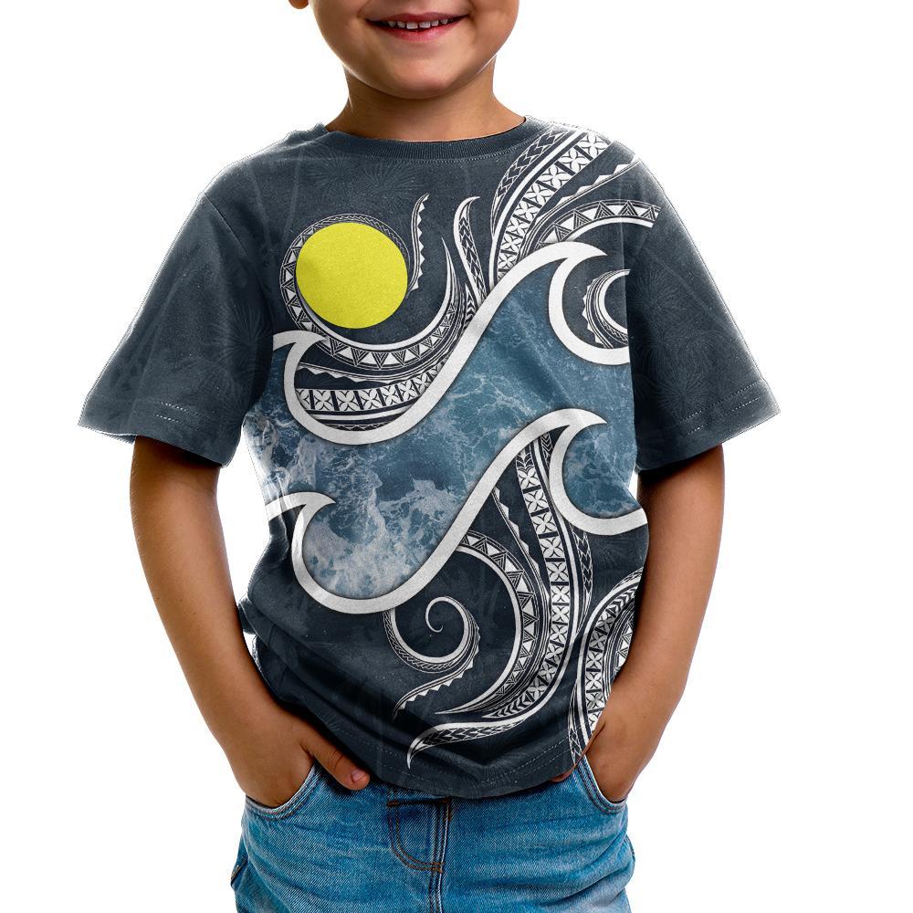 Palau Polynesian T shirt - Ocean Style - Vibe Hoodie Shop