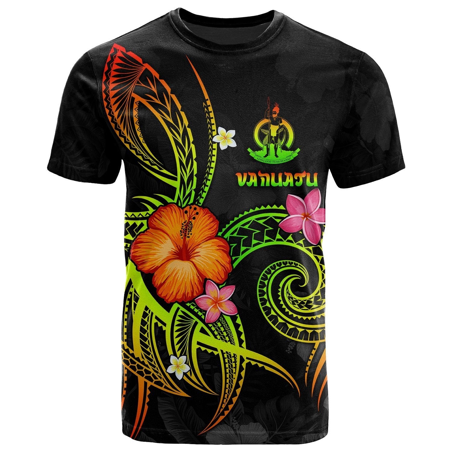 Vanuatu Polynesian T shirt - Legend of Vanuatu (Reggae) - Vibe Hoodie Shop