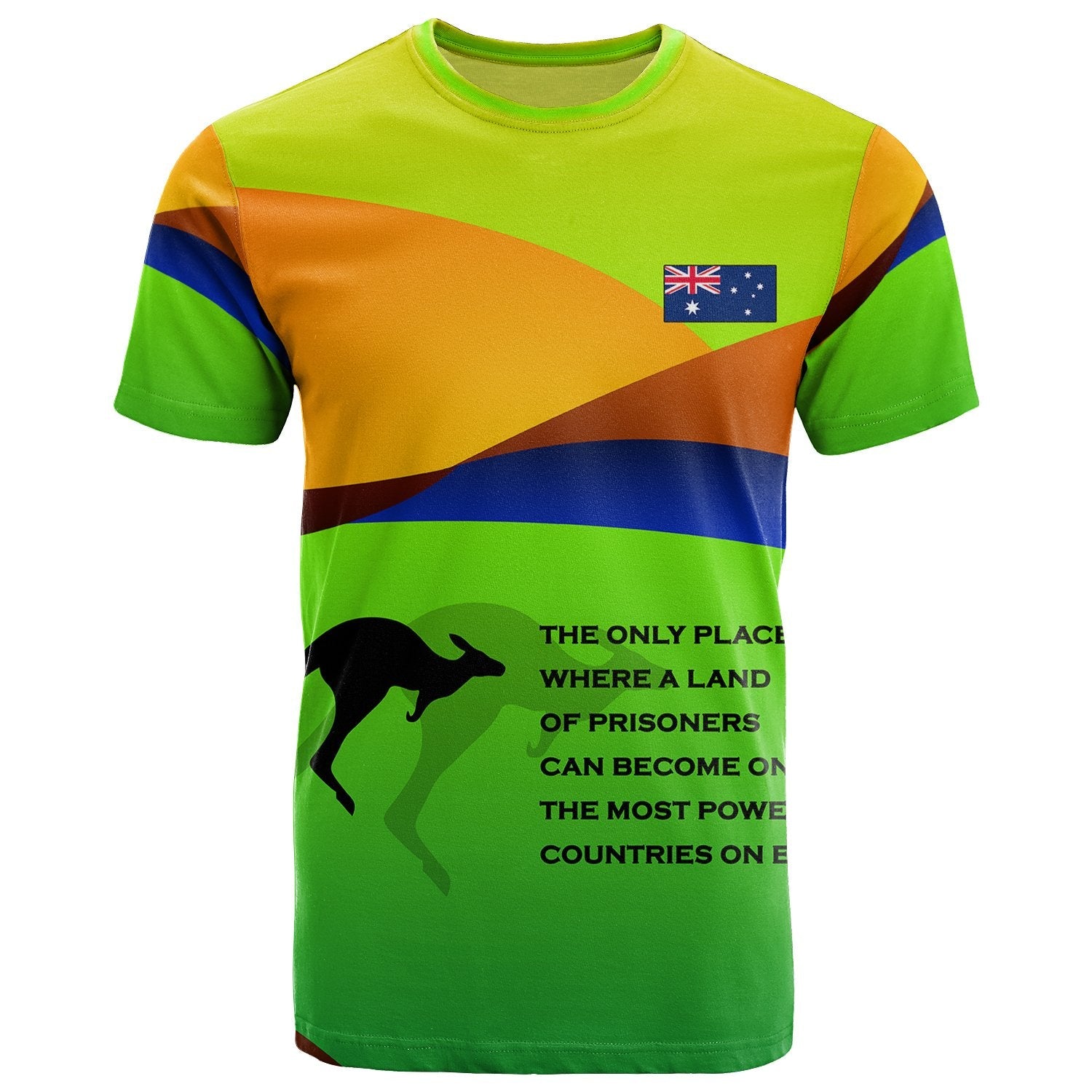 T shirt - National Color of Australia - Vibe Hoodie Shop